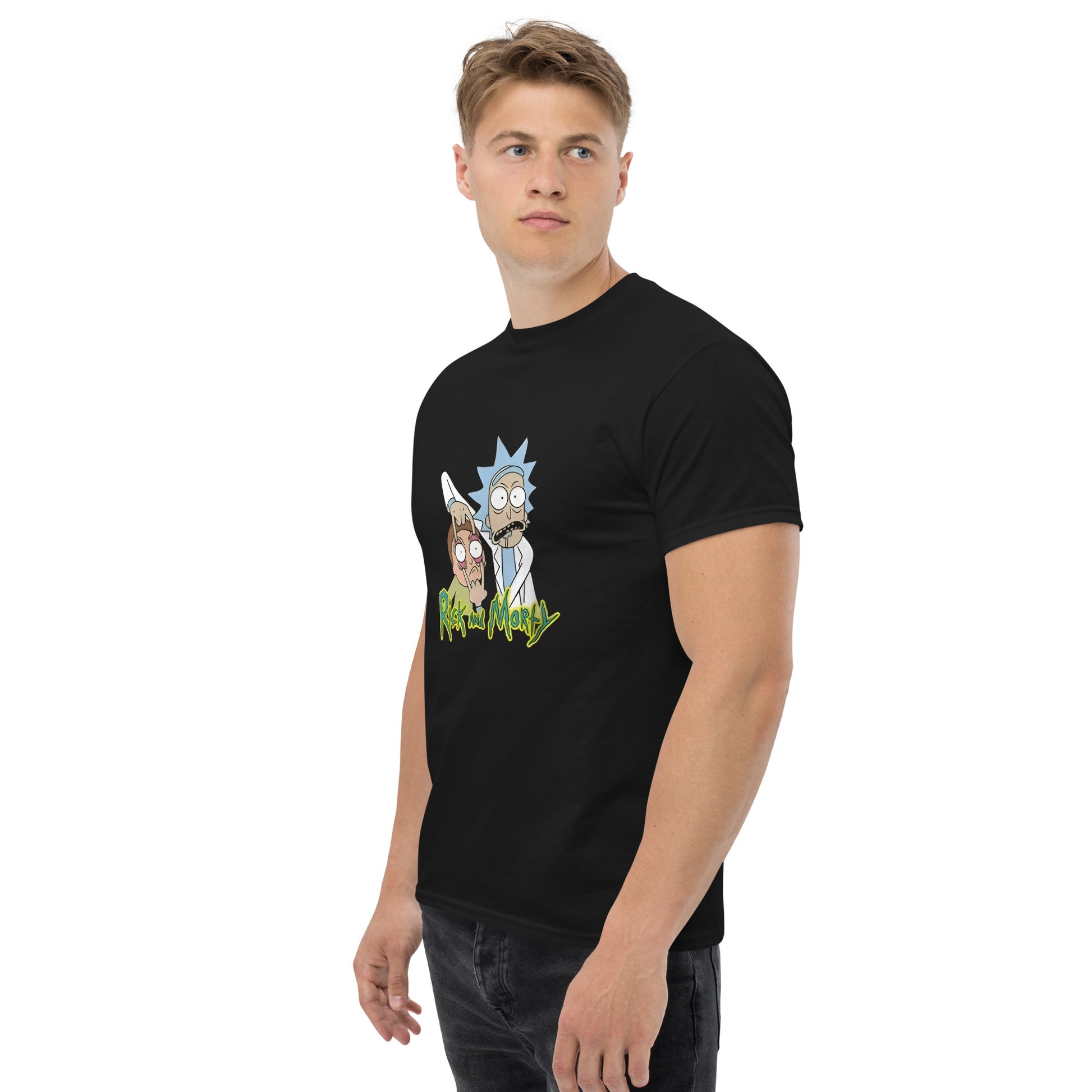 Ricky Funny Caption Rick & Morty Design Unisex T-Shirt Rick It Funny
