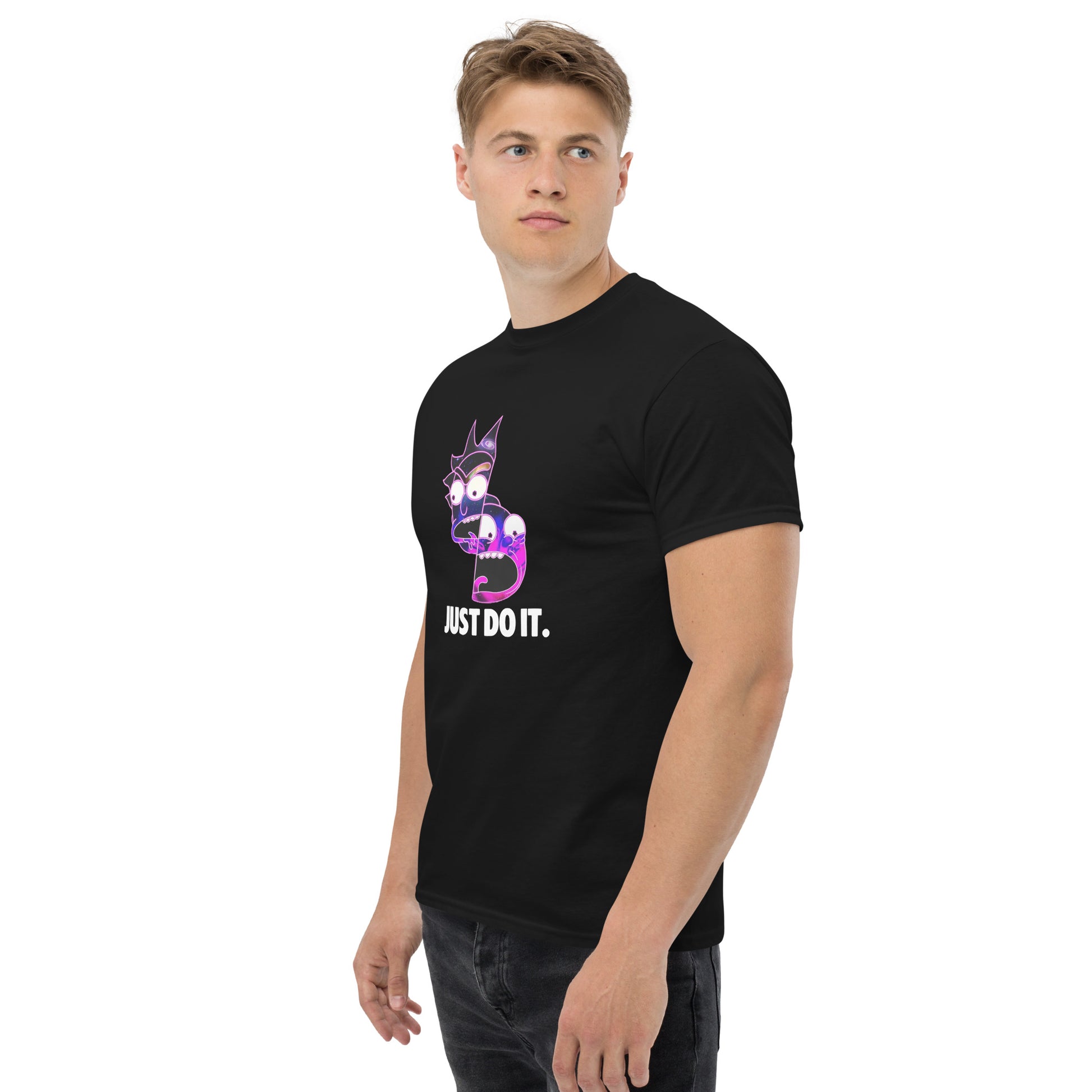 Rick & Morty Just Do It Funny Top Cartoon Fan Unisex T-Shirt