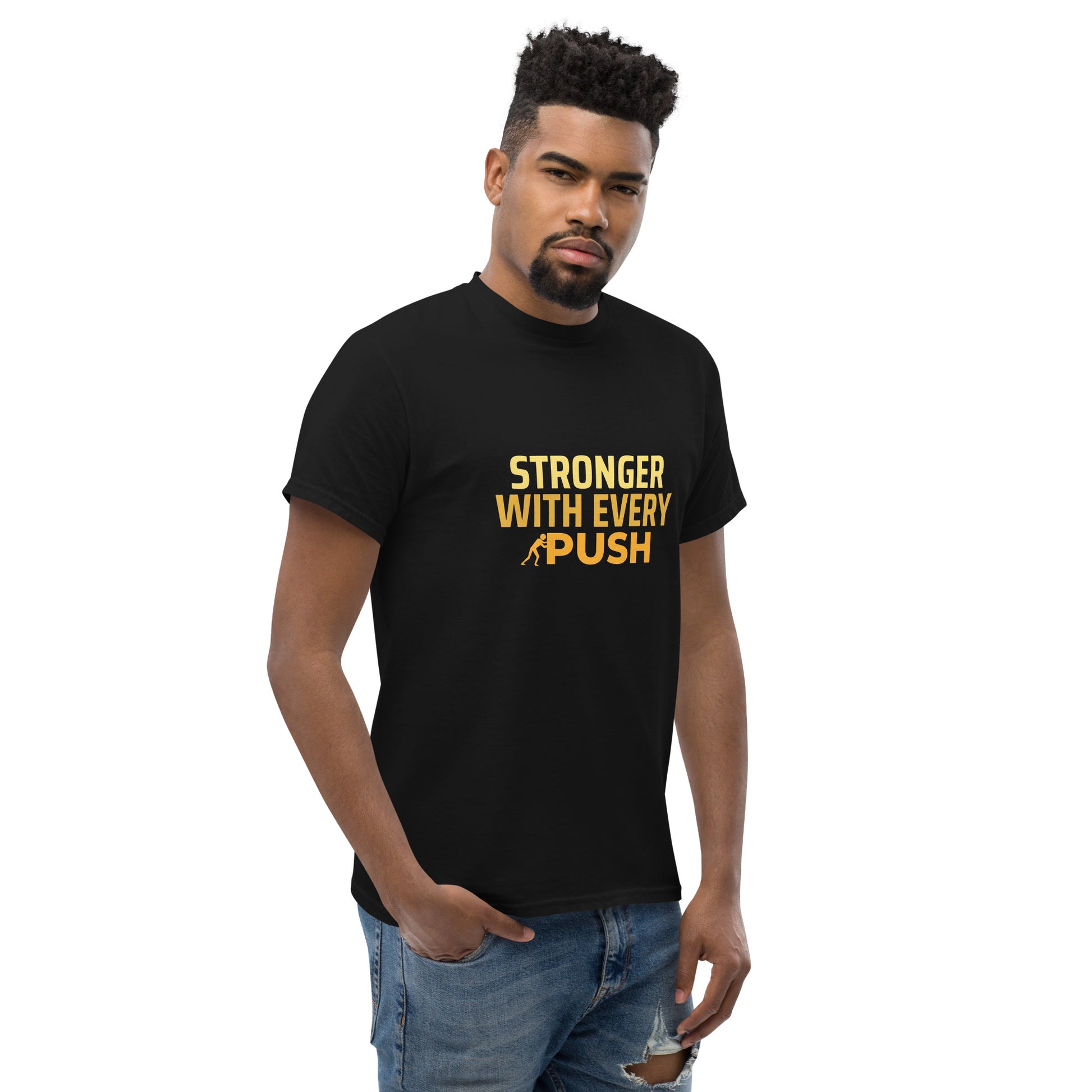 Stronger With Every Push - Unisex classic tee