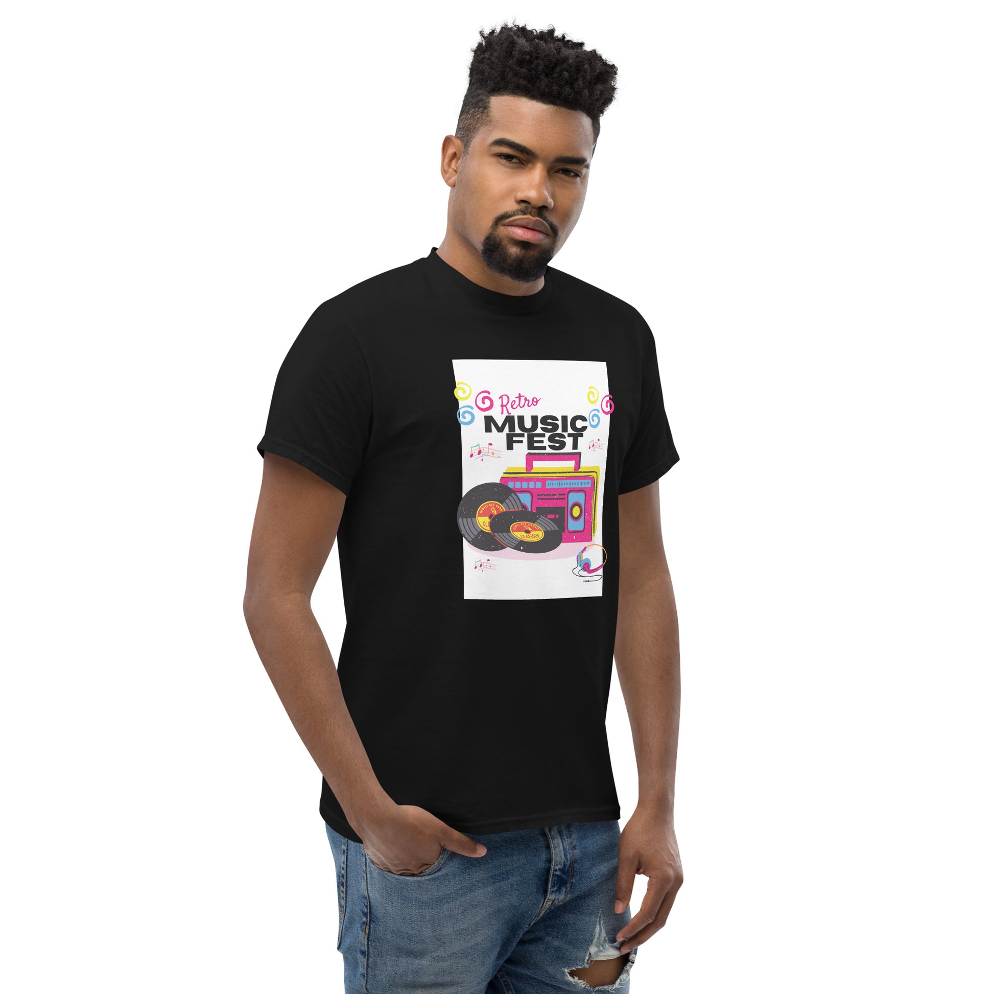 Retro Music Fest - Unisex classic tee