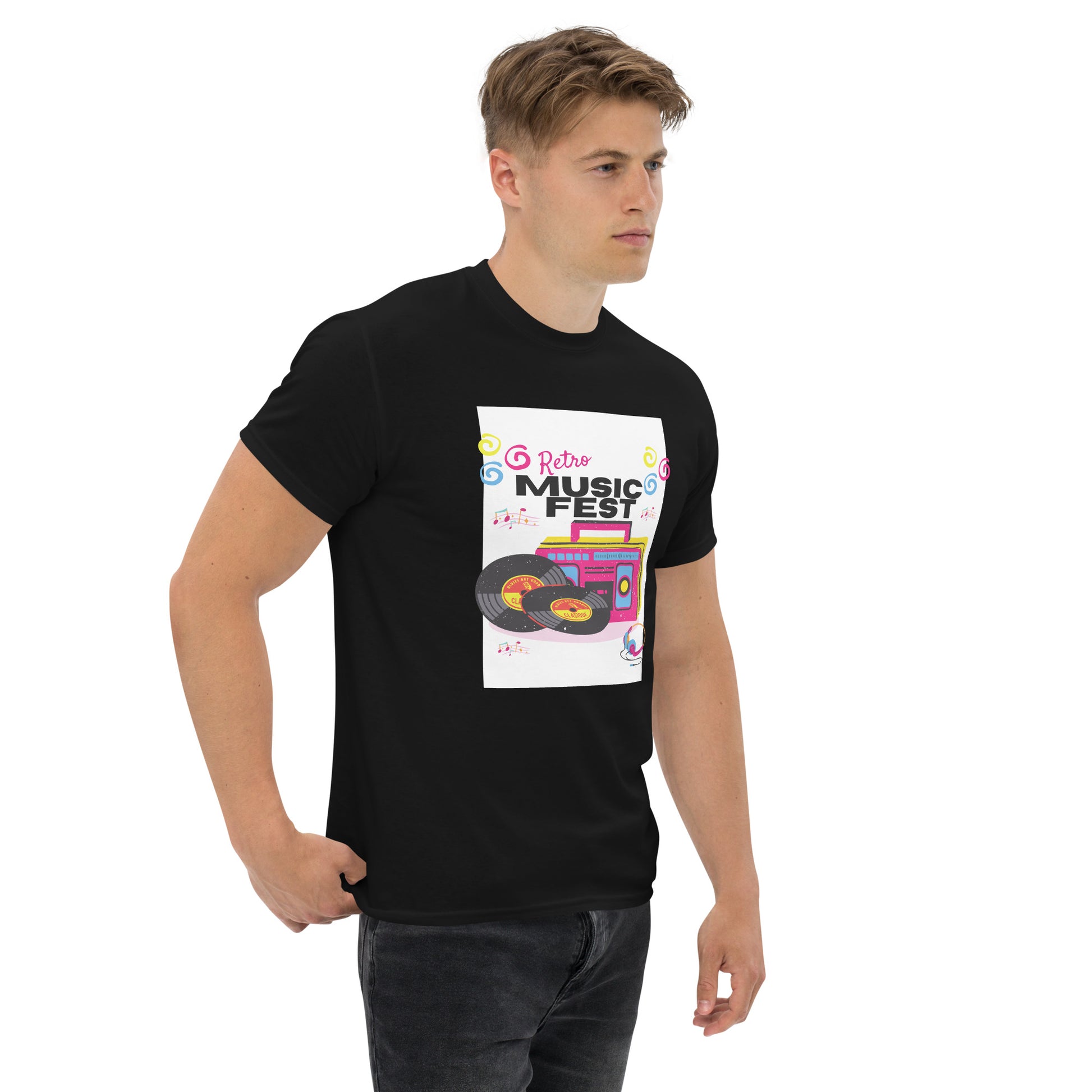Retro Music Fest - Unisex classic tee