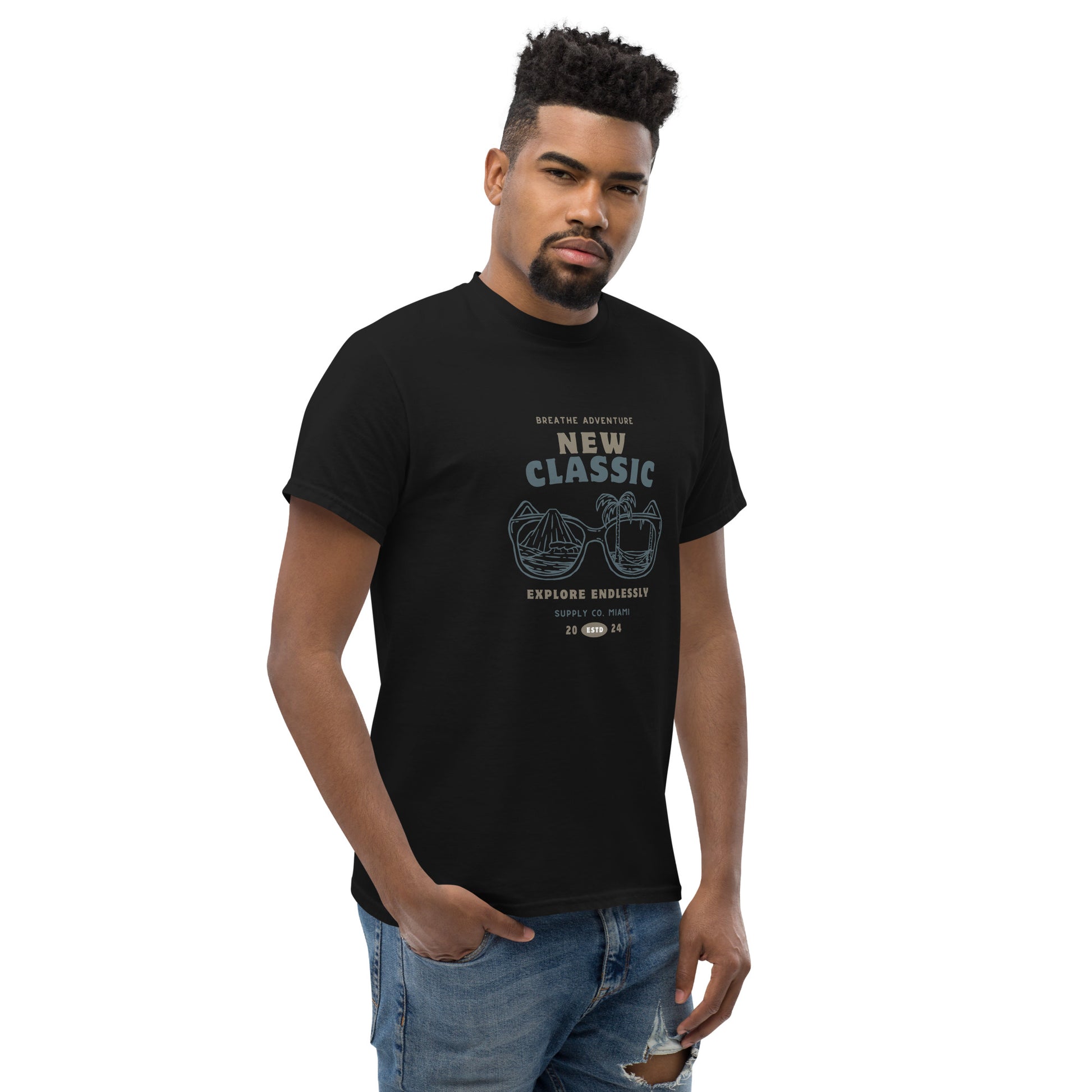 Breathe Adventure, Explore Endlessly - Unisex classic tee