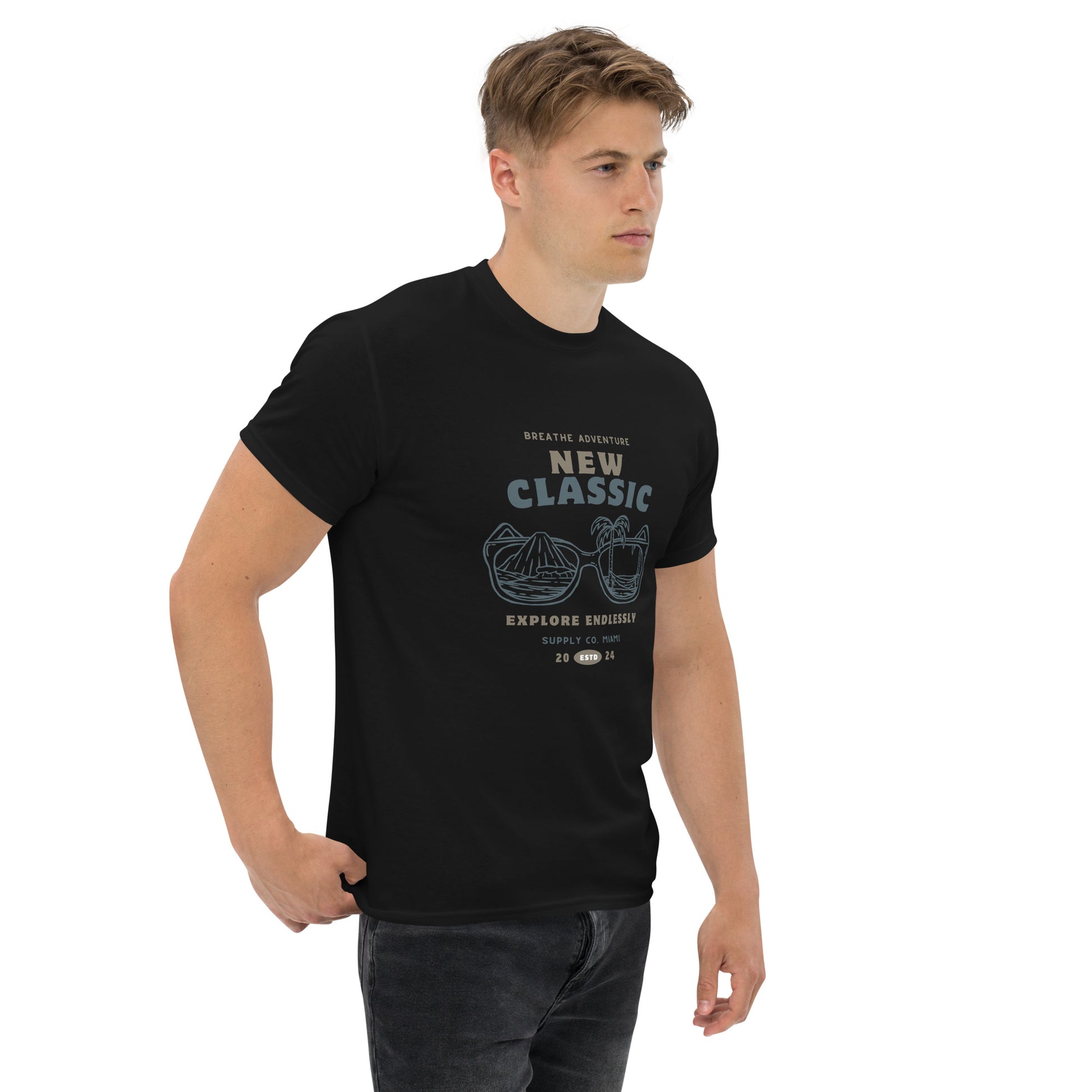 Breathe Adventure, Explore Endlessly - Unisex classic tee
