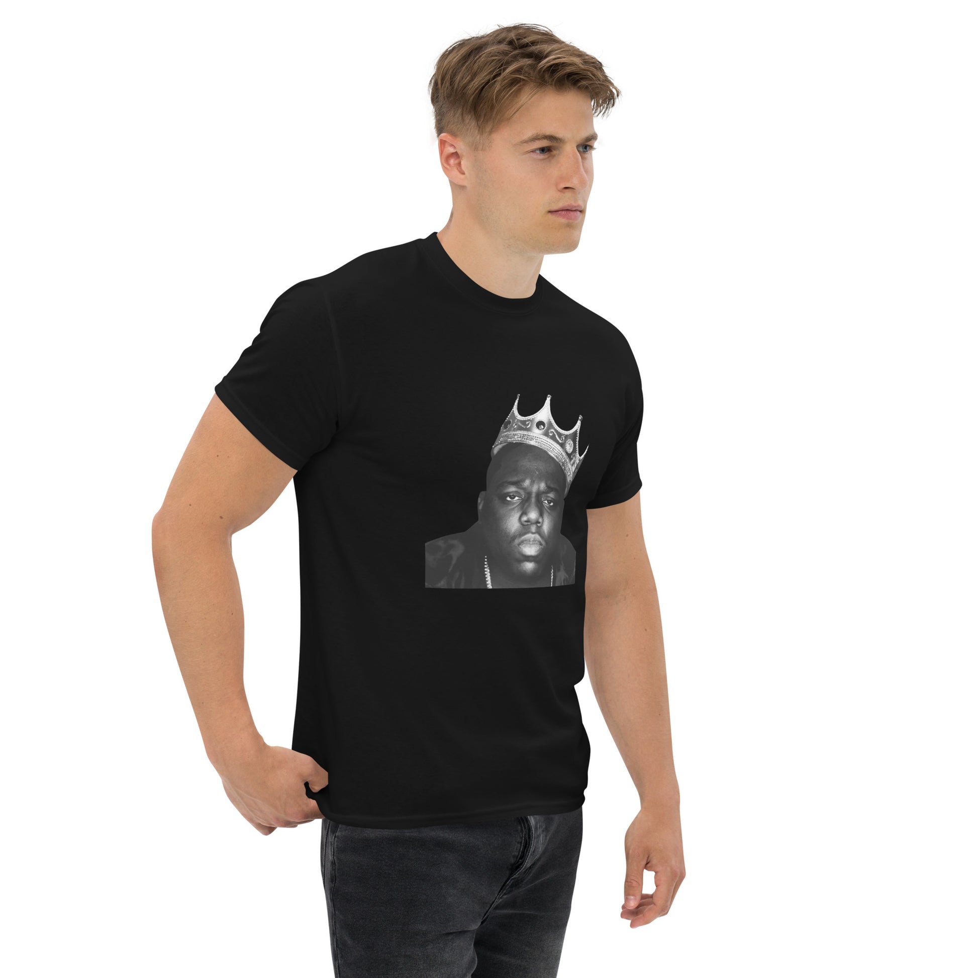 Biggie Smalls Notorious B.I.G. BW Crown Face Hip Hop Rapper Music Unisex T-Shirt