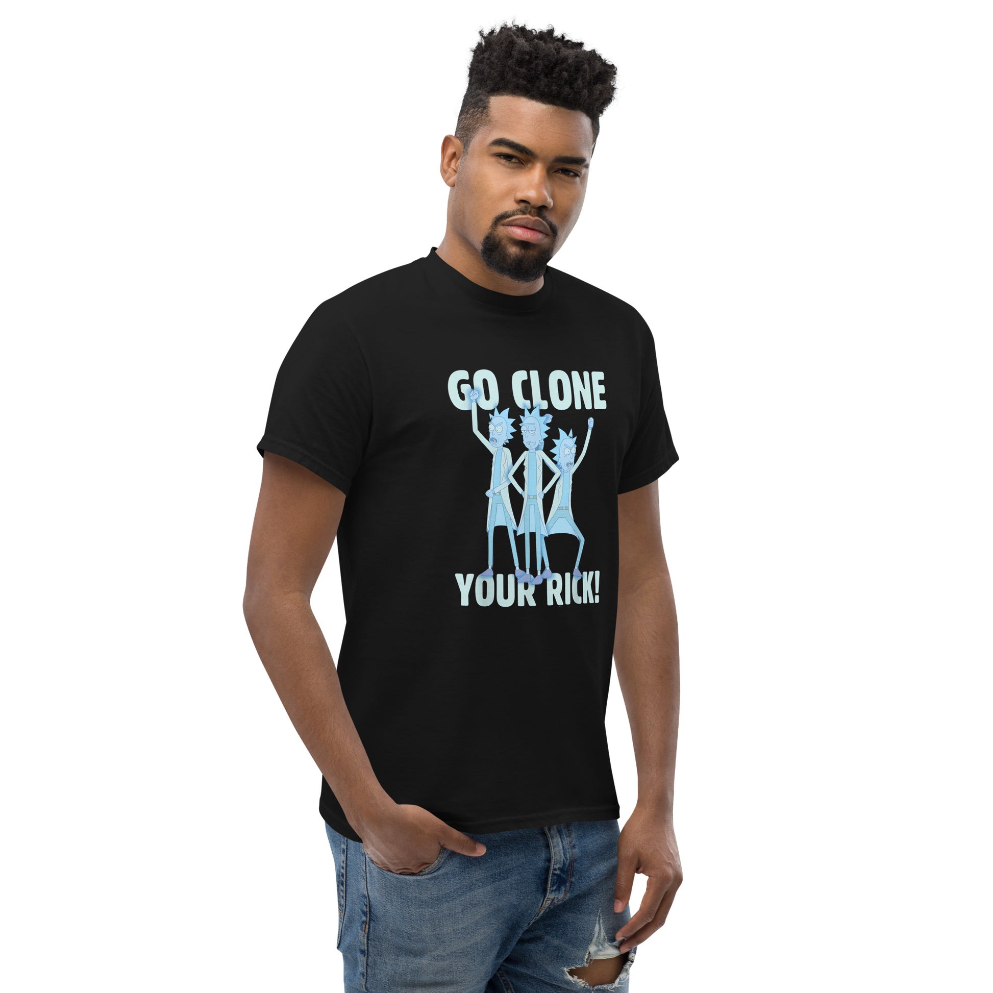 Go Clone Your Rick Top Cartoon Rick & Morty Fan Unisex T-Shirt