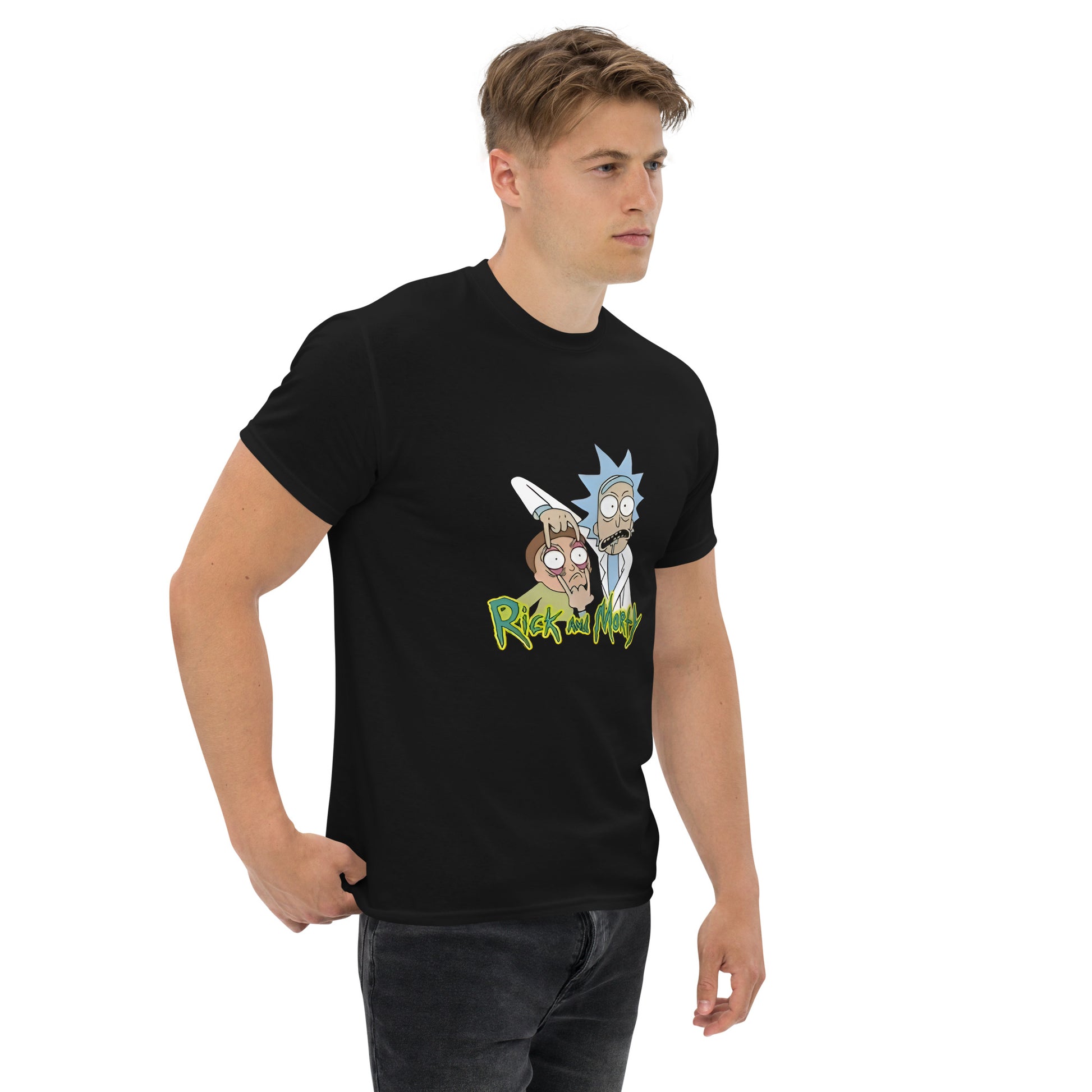 Ricky Funny Caption Rick & Morty Design Unisex T-Shirt Rick It Funny