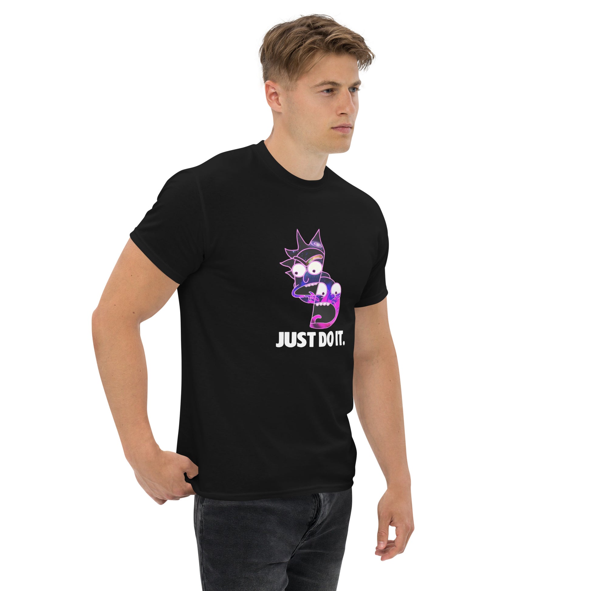 Rick & Morty Just Do It Funny Top Cartoon Fan Unisex T-Shirt