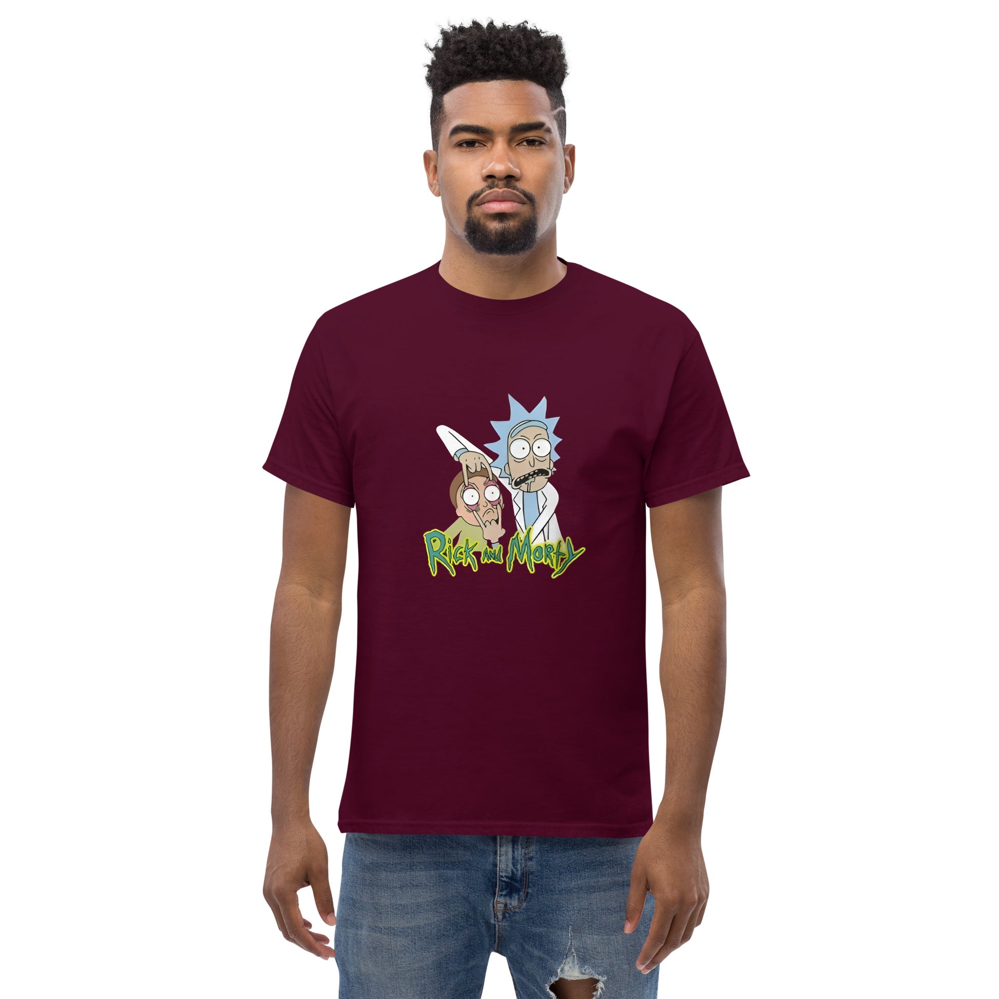 Ricky Funny Caption Rick & Morty Design Unisex T-Shirt Rick It Funny