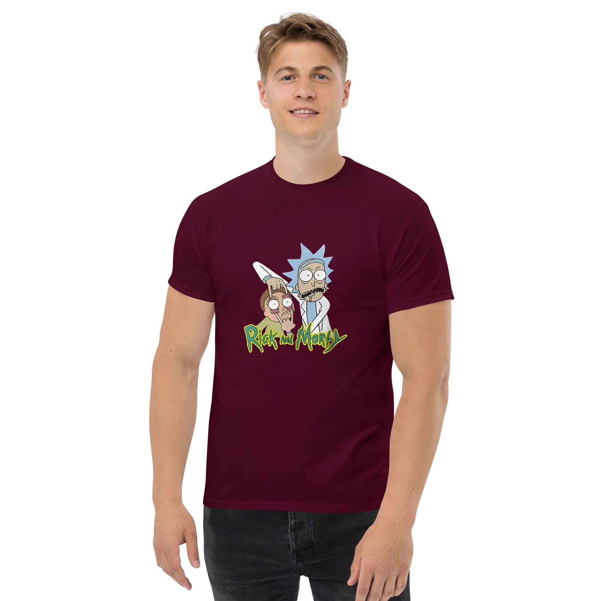 Ricky Funny Caption Rick & Morty Design Unisex T-Shirt Rick It Funny