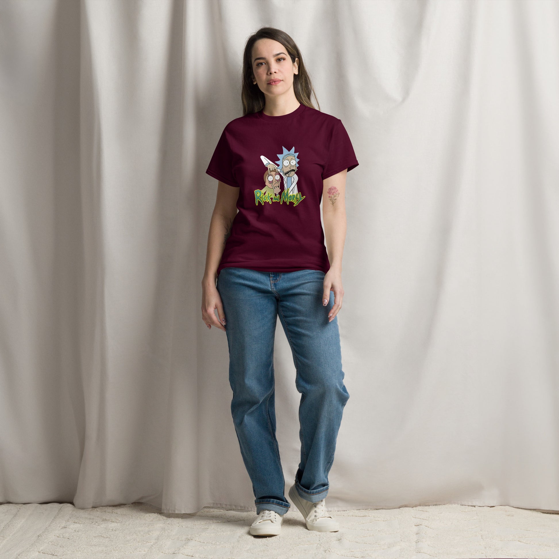Ricky Funny Caption Rick & Morty Design Unisex T-Shirt Rick It Funny