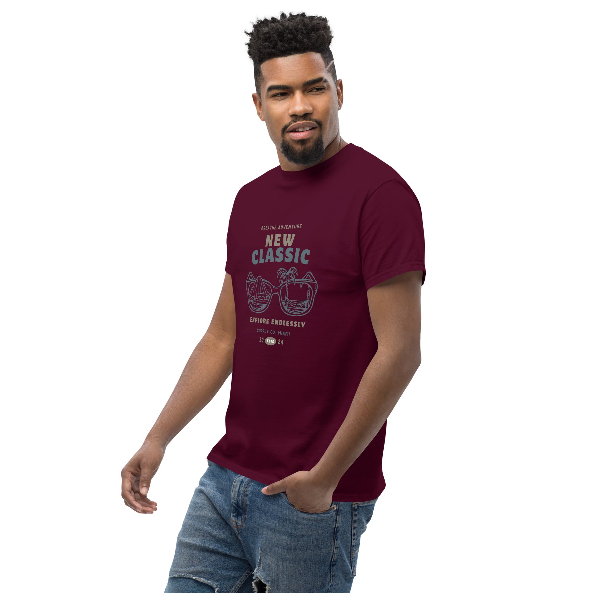 Breathe Adventure, Explore Endlessly - Unisex classic tee