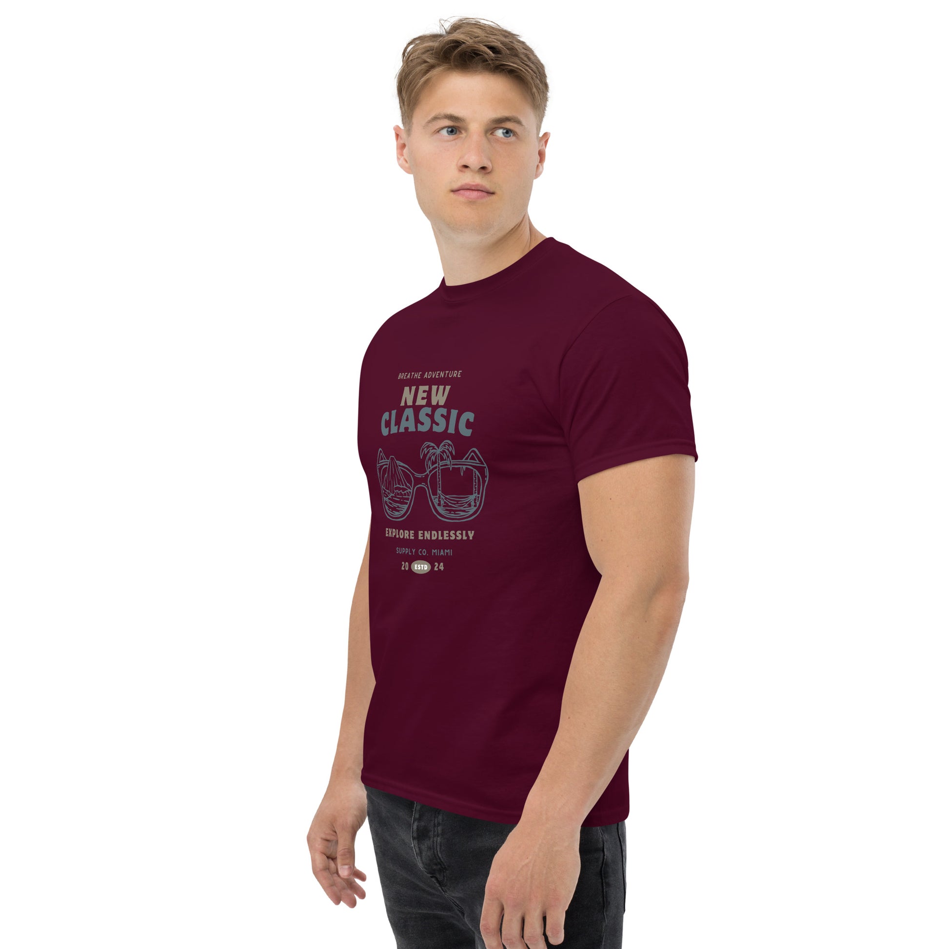 Breathe Adventure, Explore Endlessly - Unisex classic tee