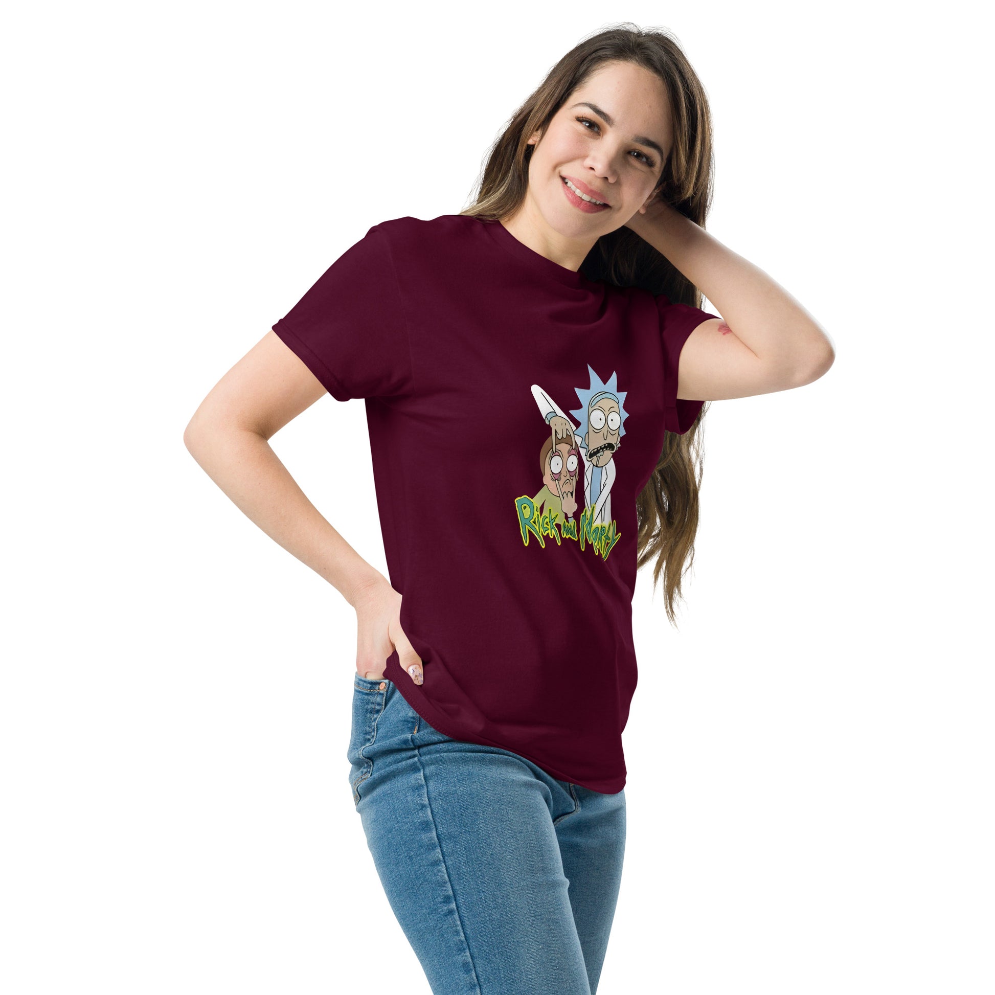 Ricky Funny Caption Rick & Morty Design Unisex T-Shirt Rick It Funny