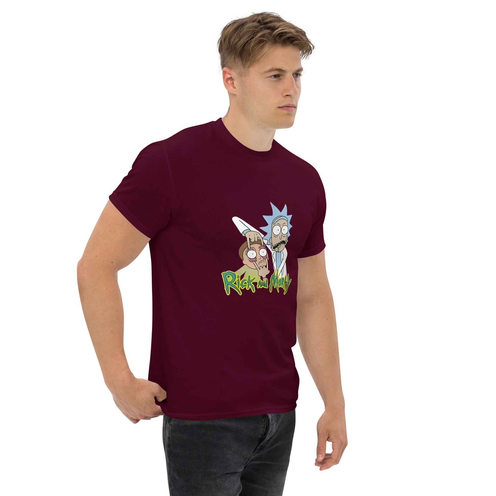 Ricky Funny Caption Rick & Morty Design Unisex T-Shirt Rick It Funny