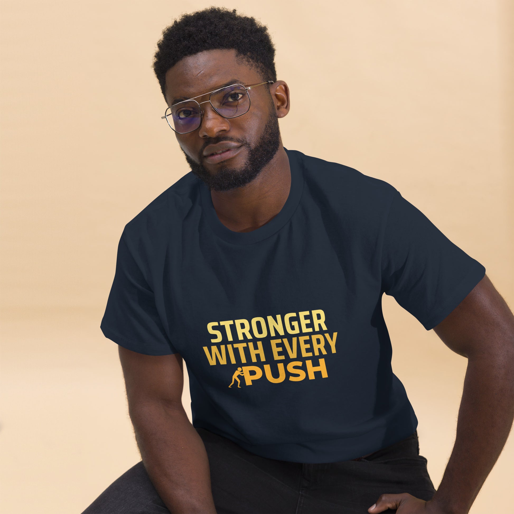 Stronger With Every Push - Unisex classic tee