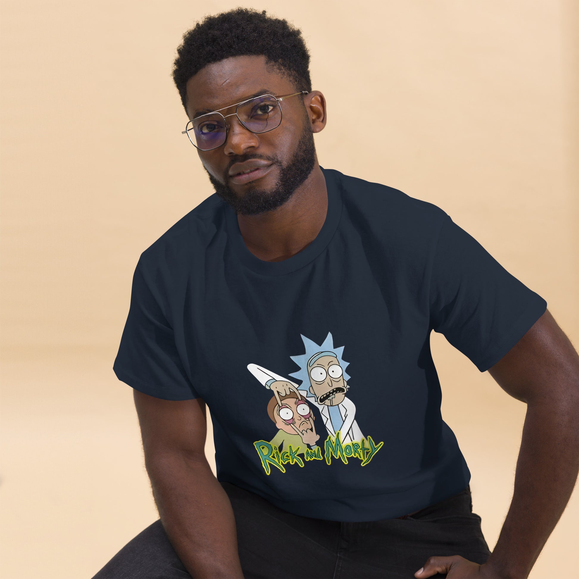 Ricky Funny Caption Rick & Morty Design Unisex T-Shirt Rick It Funny