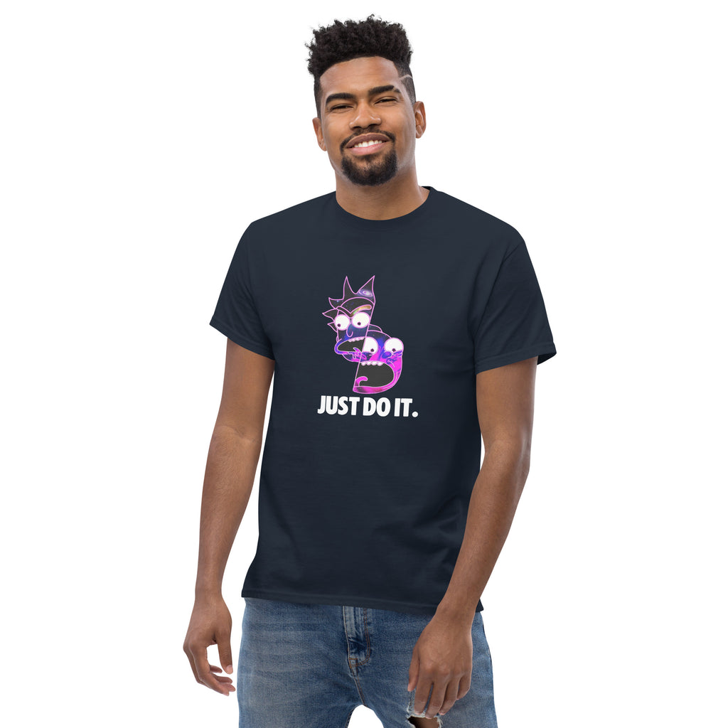 Rick & Morty Just Do It Funny Top Cartoon Fan Unisex T-Shirt