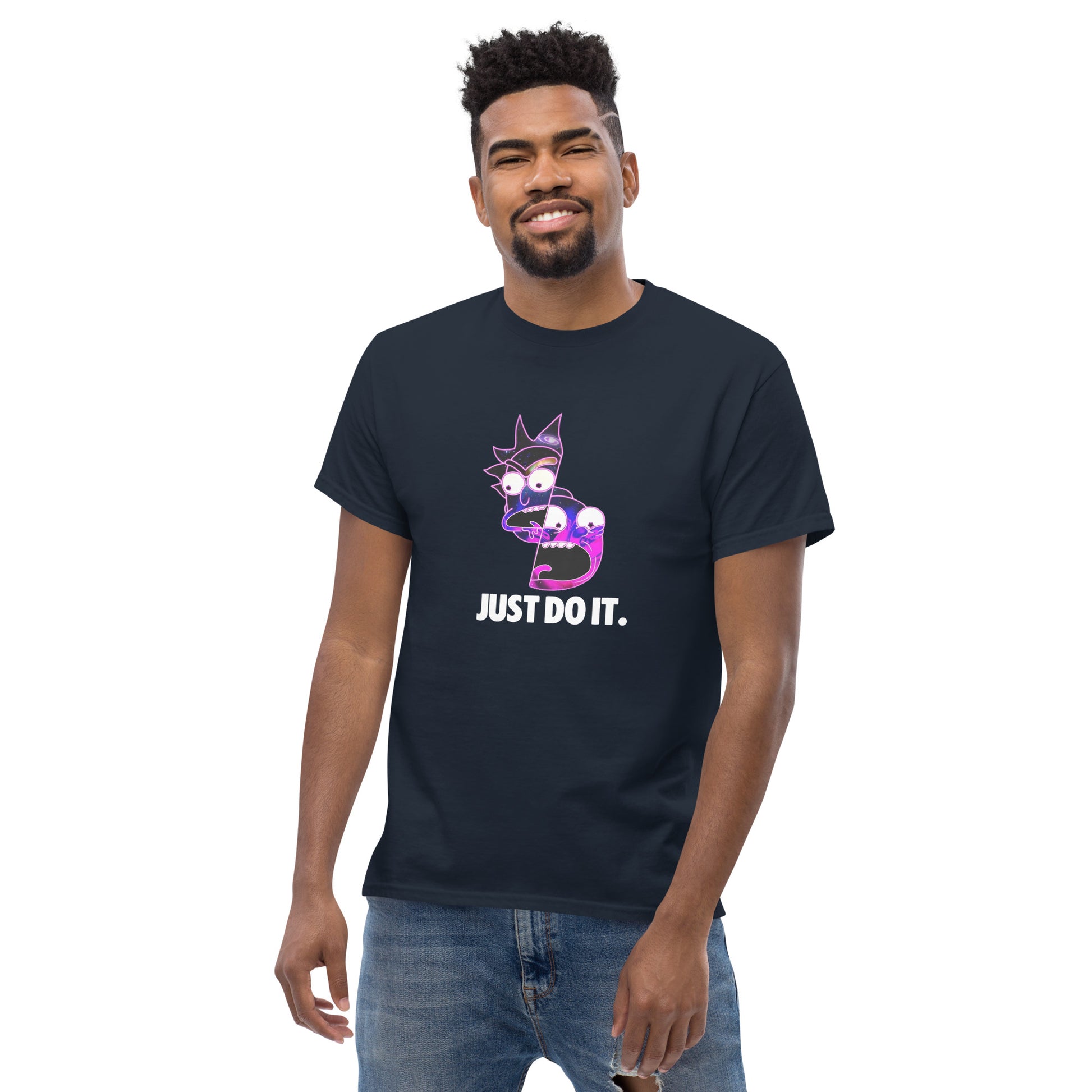 Rick & Morty Just Do It Funny Top Cartoon Fan Unisex T-Shirt
