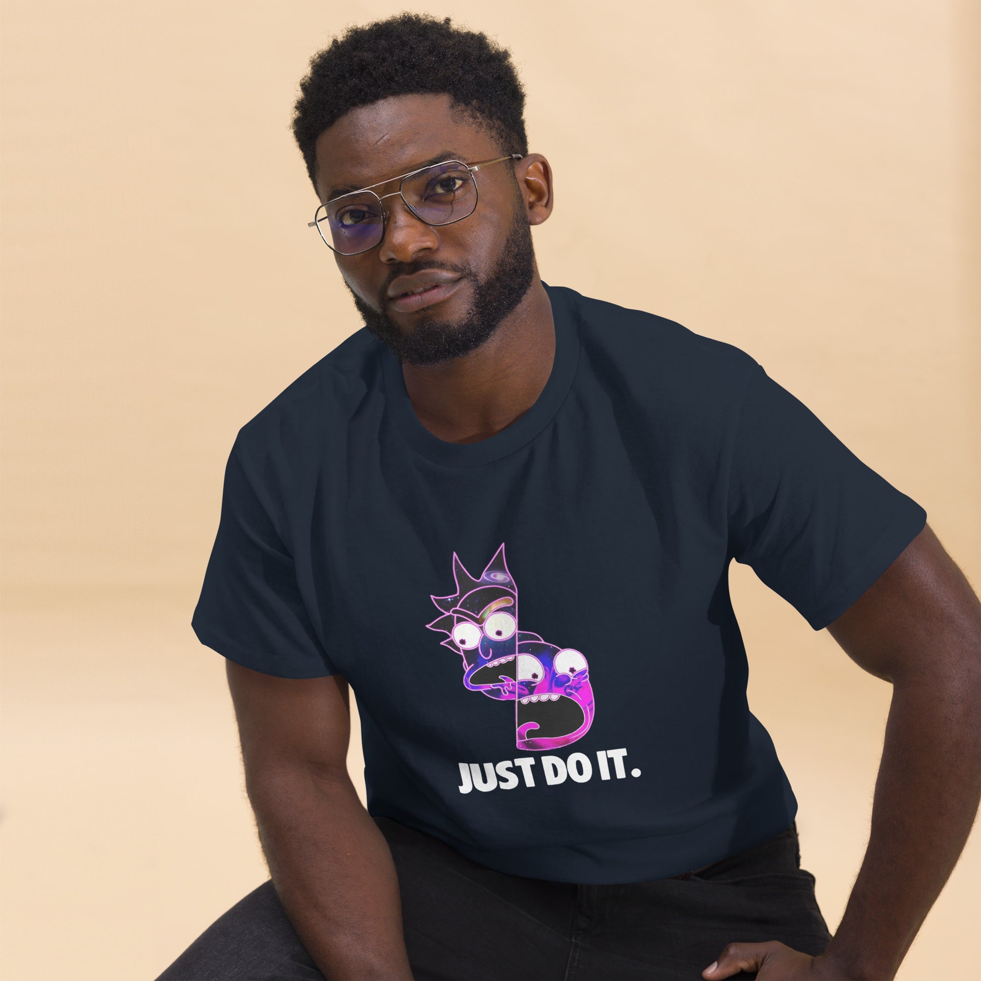 Rick & Morty Just Do It Funny Top Cartoon Fan Unisex T-Shirt