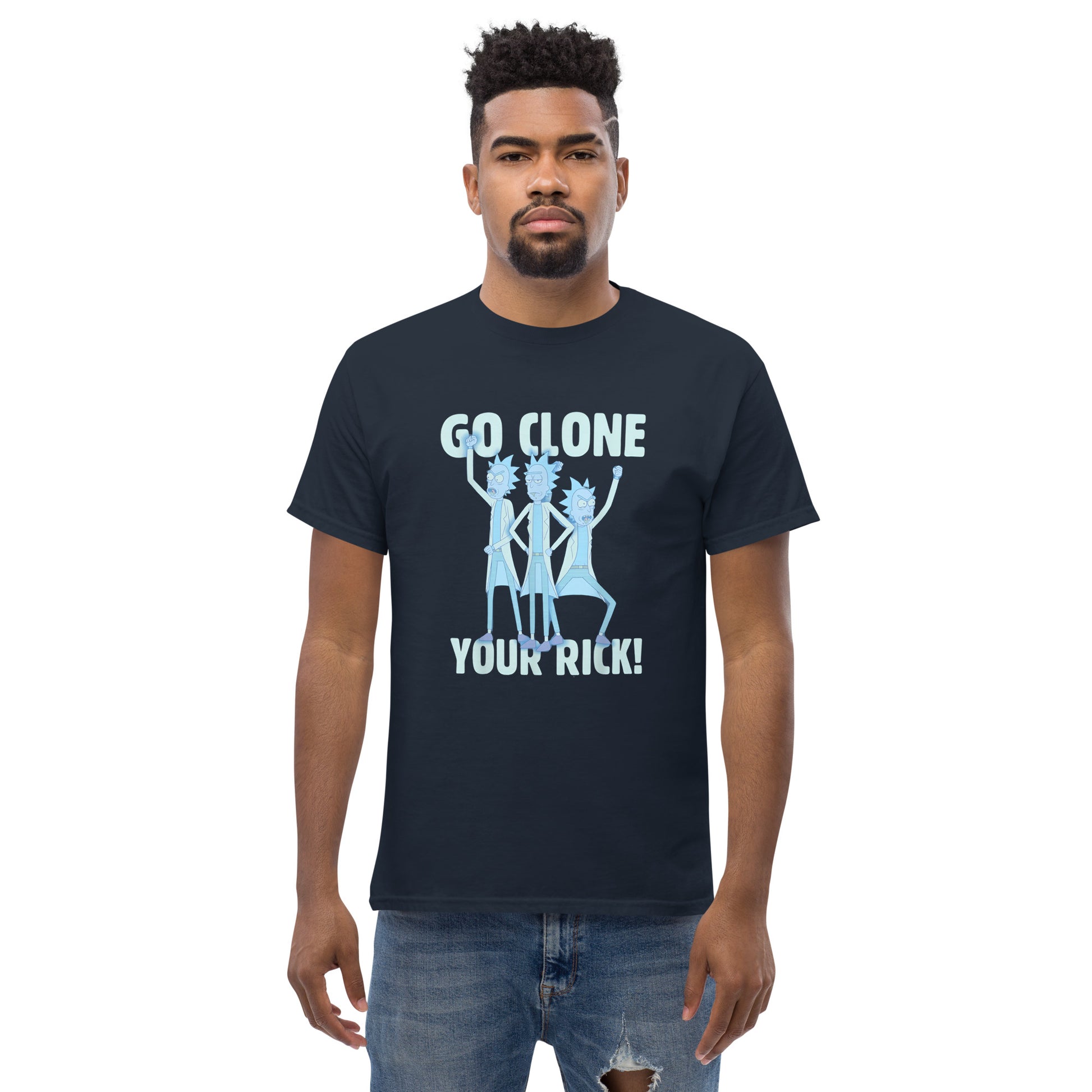 Go Clone Your Rick Top Cartoon Rick & Morty Fan Unisex T-Shirt