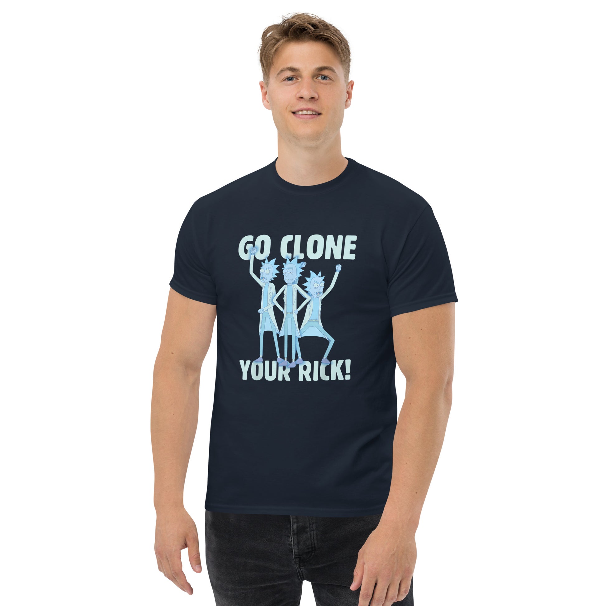 Go Clone Your Rick Top Cartoon Rick & Morty Fan Unisex T-Shirt
