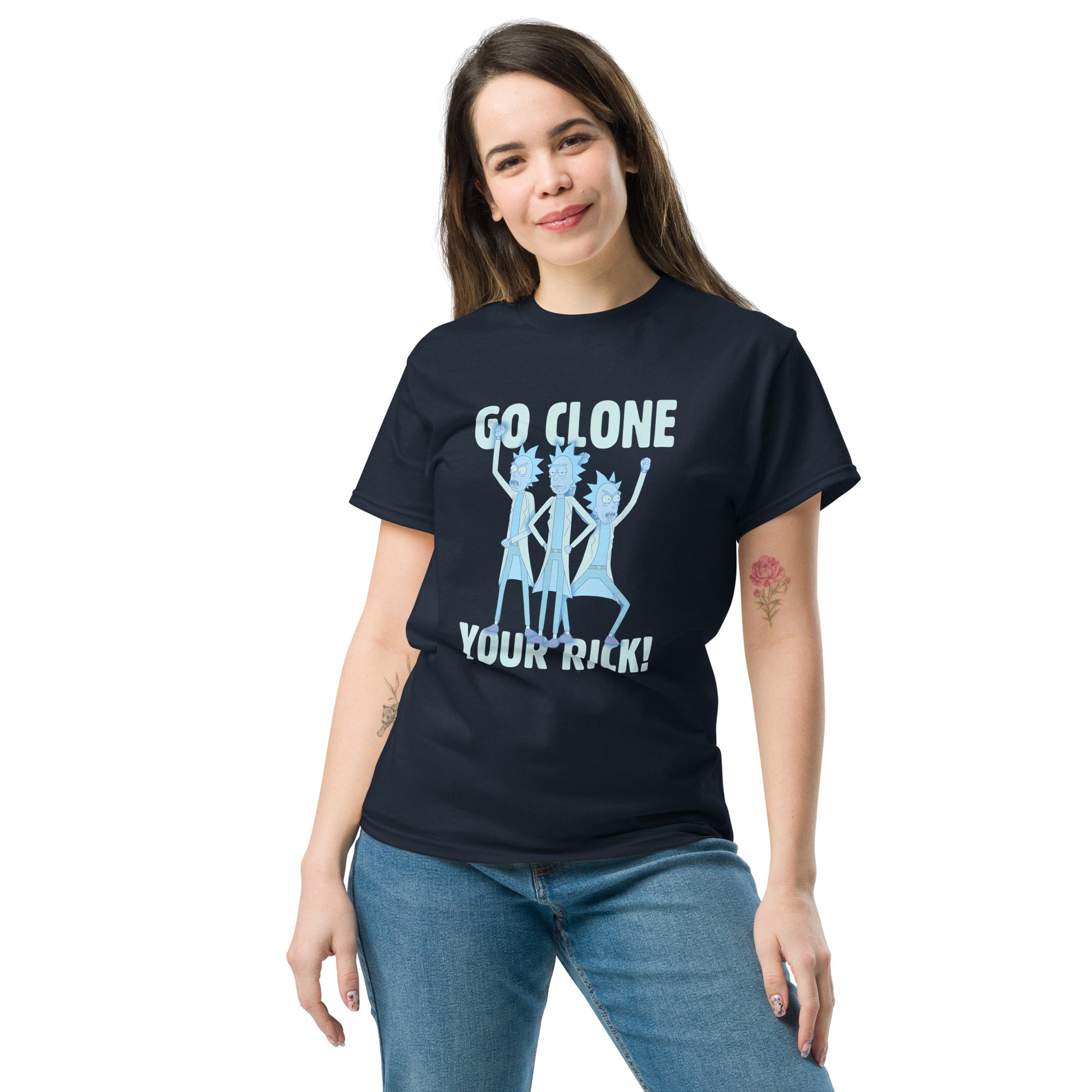 Go Clone Your Rick Top Cartoon Rick & Morty Fan Unisex T-Shirt