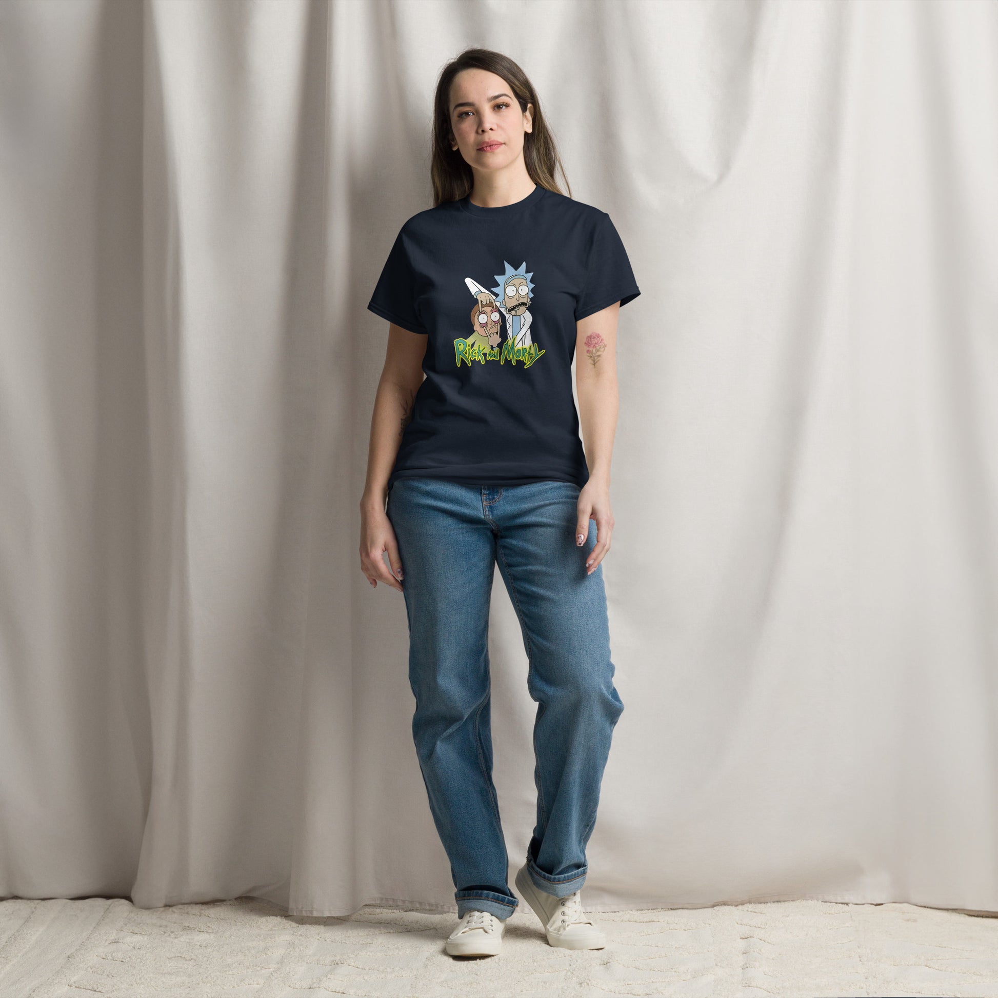 Ricky Funny Caption Rick & Morty Design Unisex T-Shirt Rick It Funny