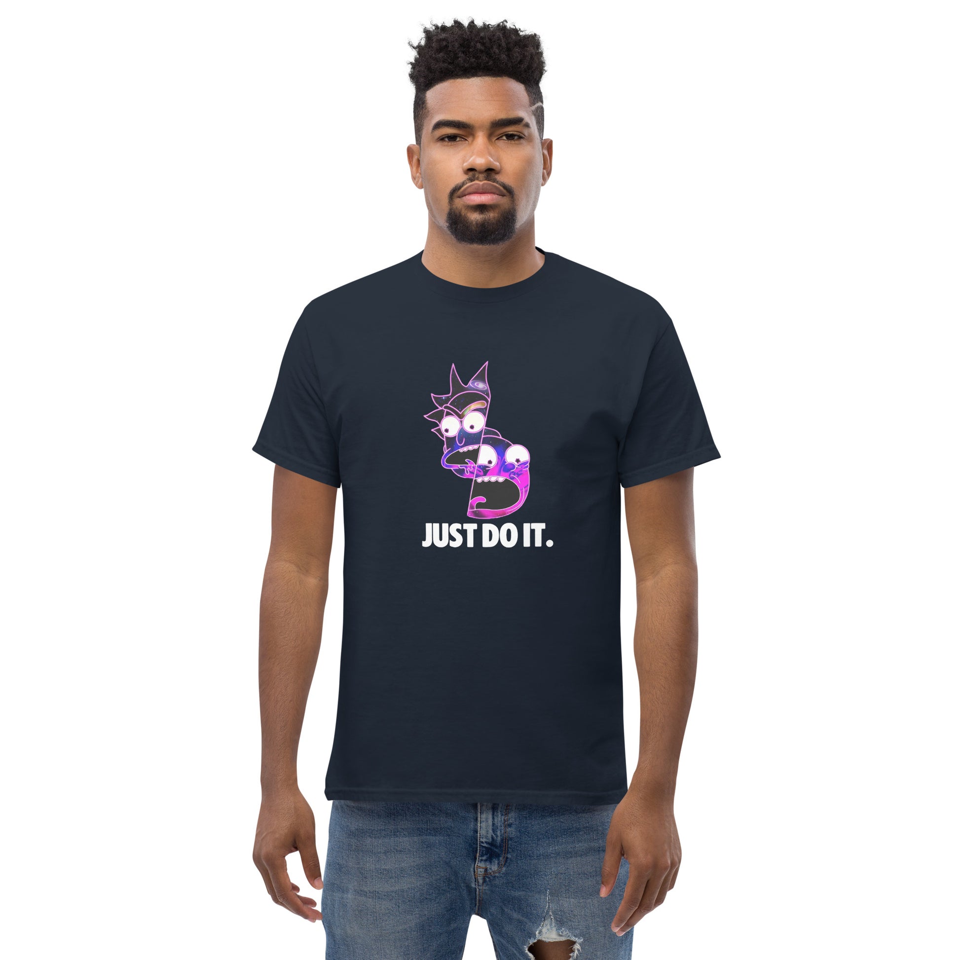 Rick & Morty Just Do It Funny Top Cartoon Fan Unisex T-Shirt