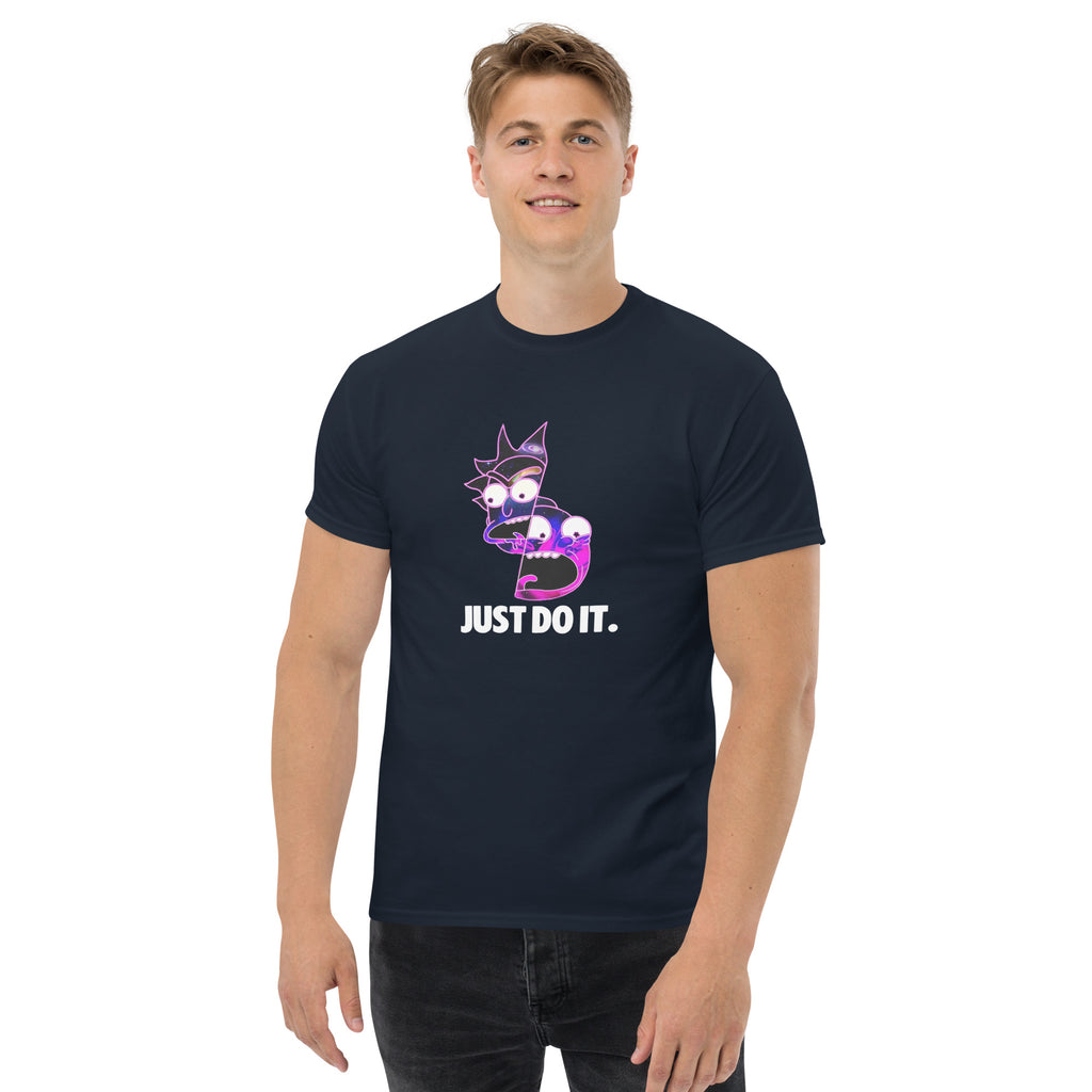 Rick & Morty Just Do It Funny Top Cartoon Fan Unisex T-Shirt