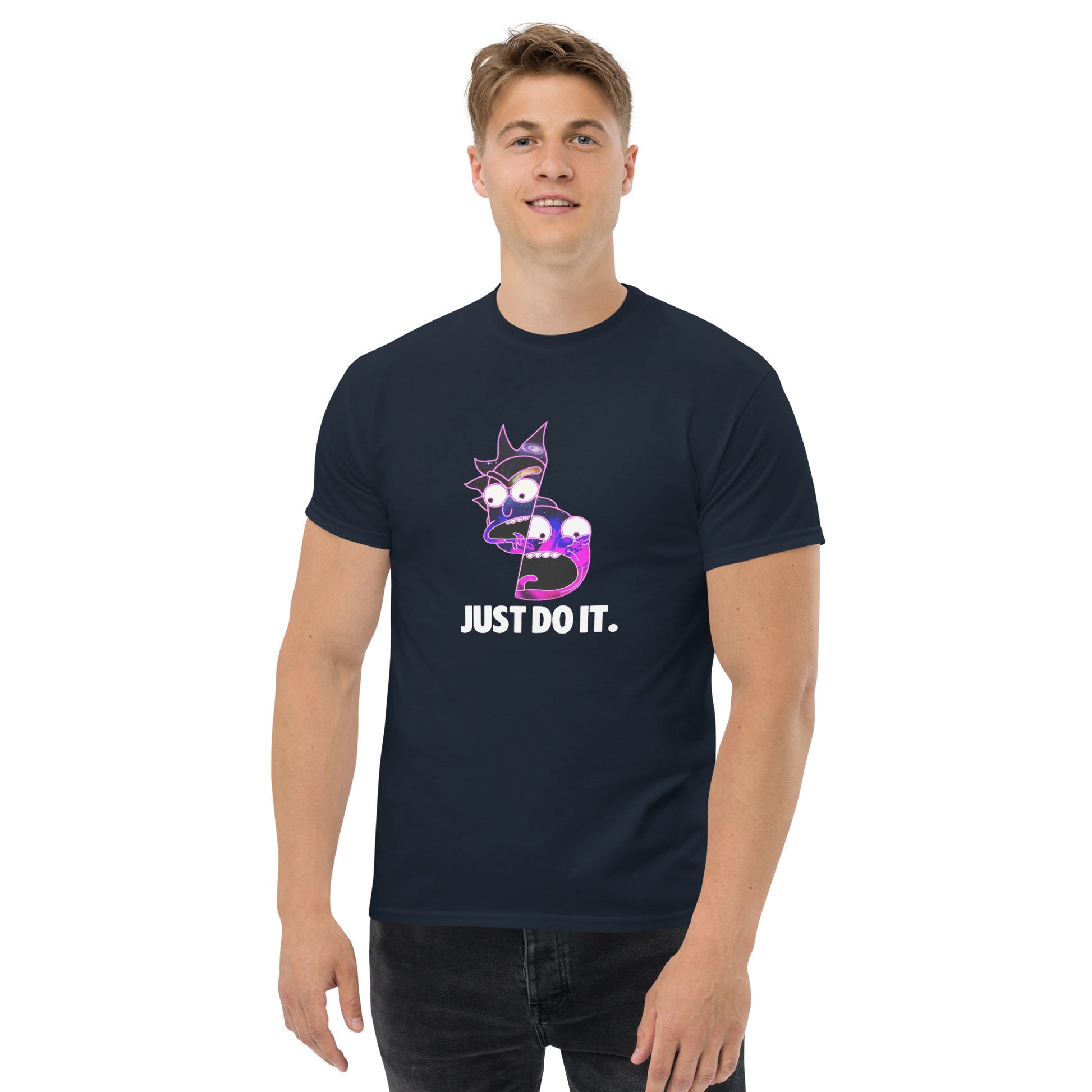 Rick & Morty Just Do It Funny Top Cartoon Fan Unisex T-Shirt