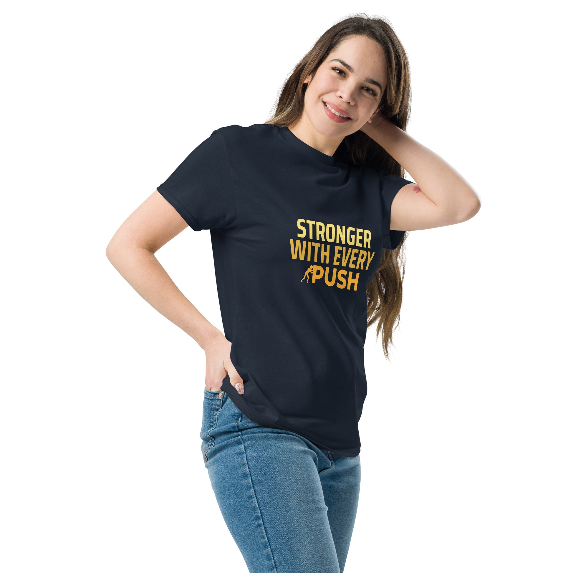 Stronger With Every Push - Unisex classic tee