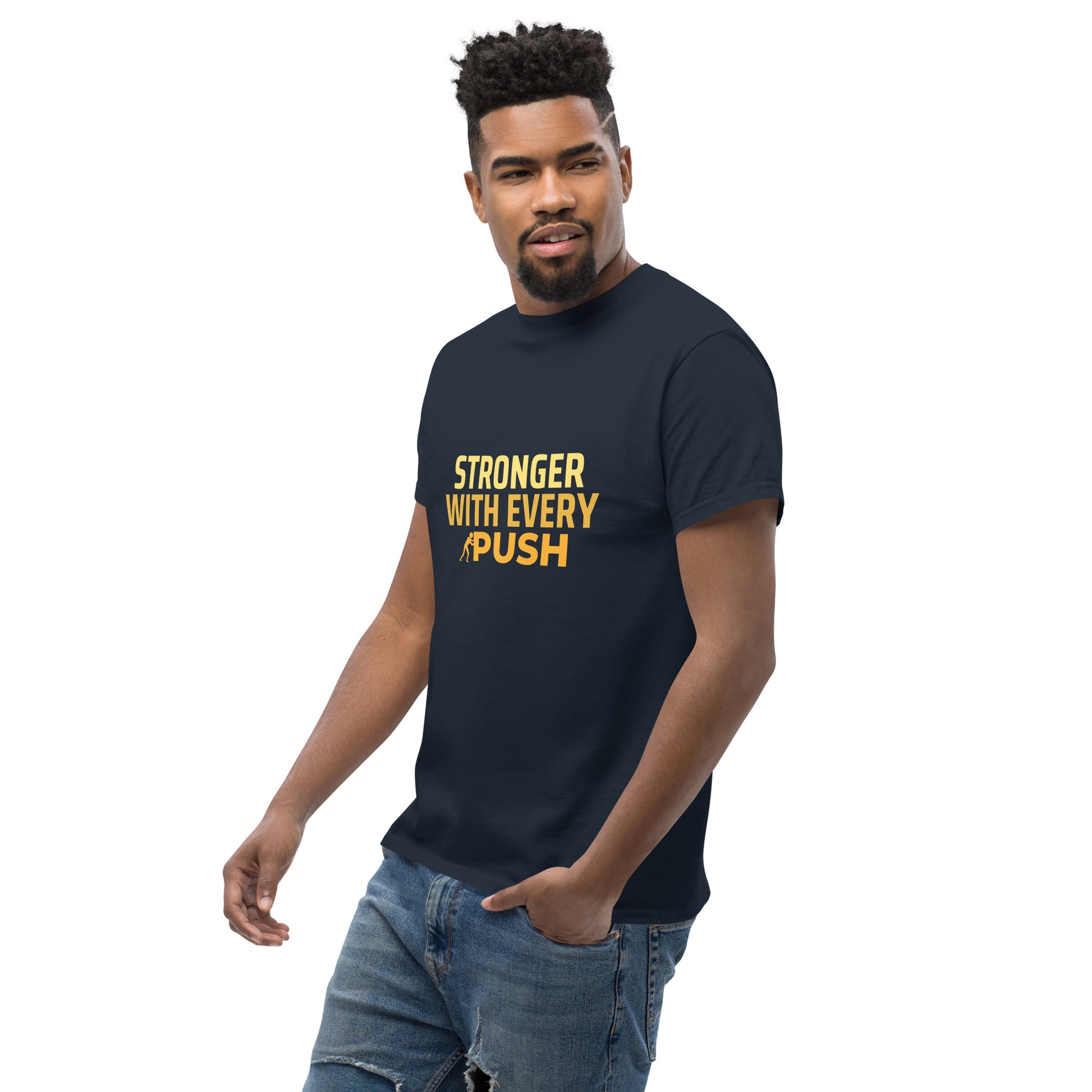Stronger With Every Push - Unisex classic tee