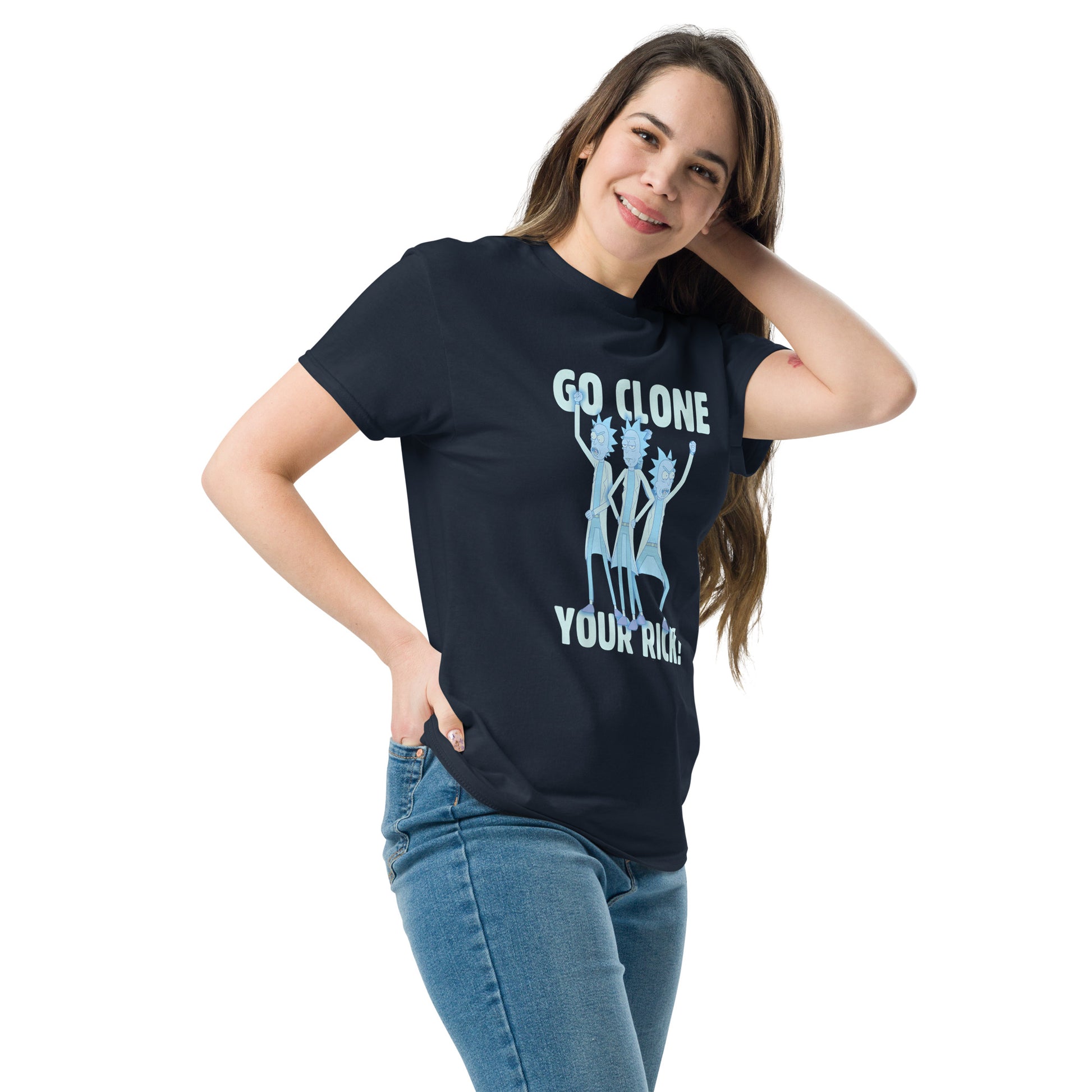 Go Clone Your Rick Top Cartoon Rick & Morty Fan Unisex T-Shirt