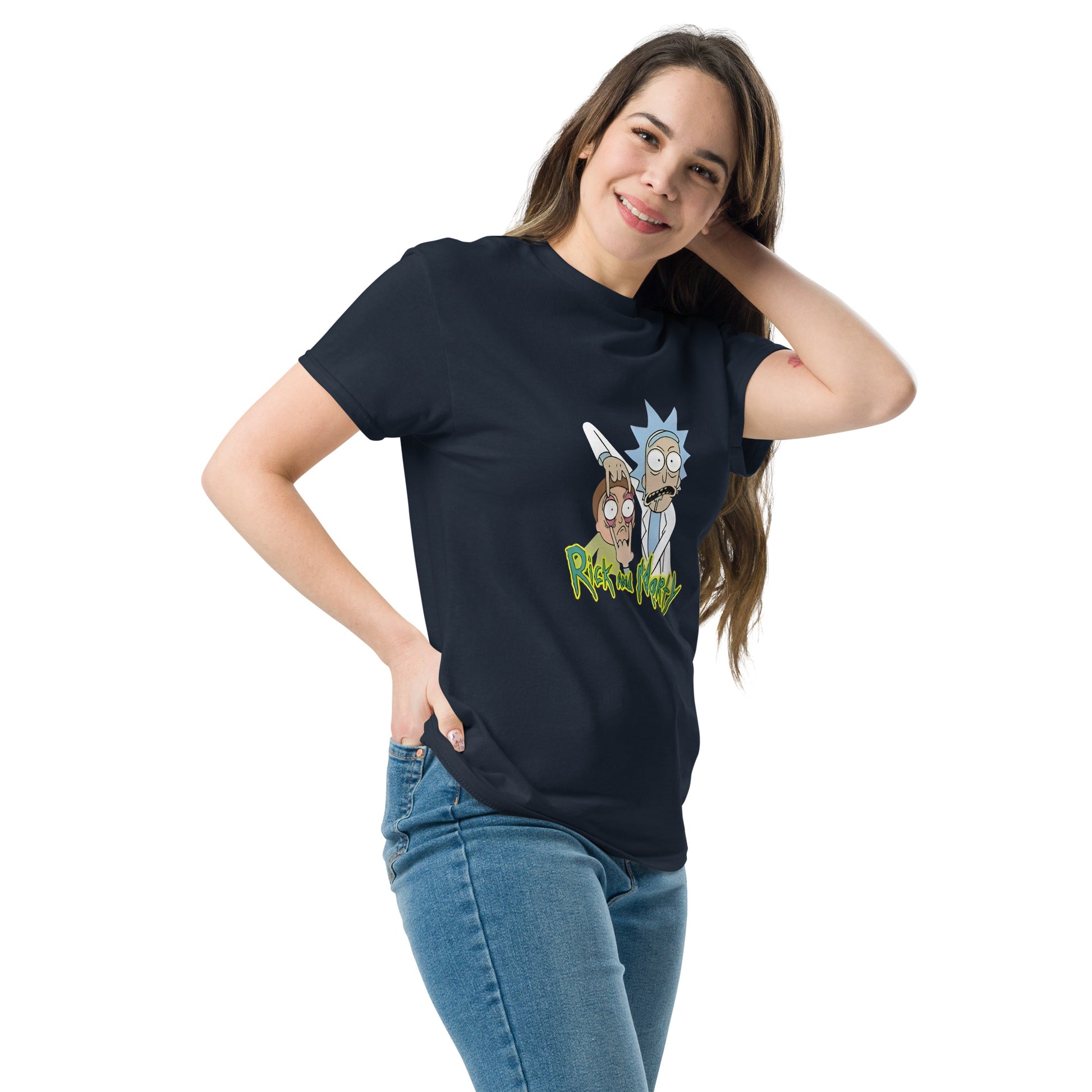 Ricky Funny Caption Rick & Morty Design Unisex T-Shirt Rick It Funny