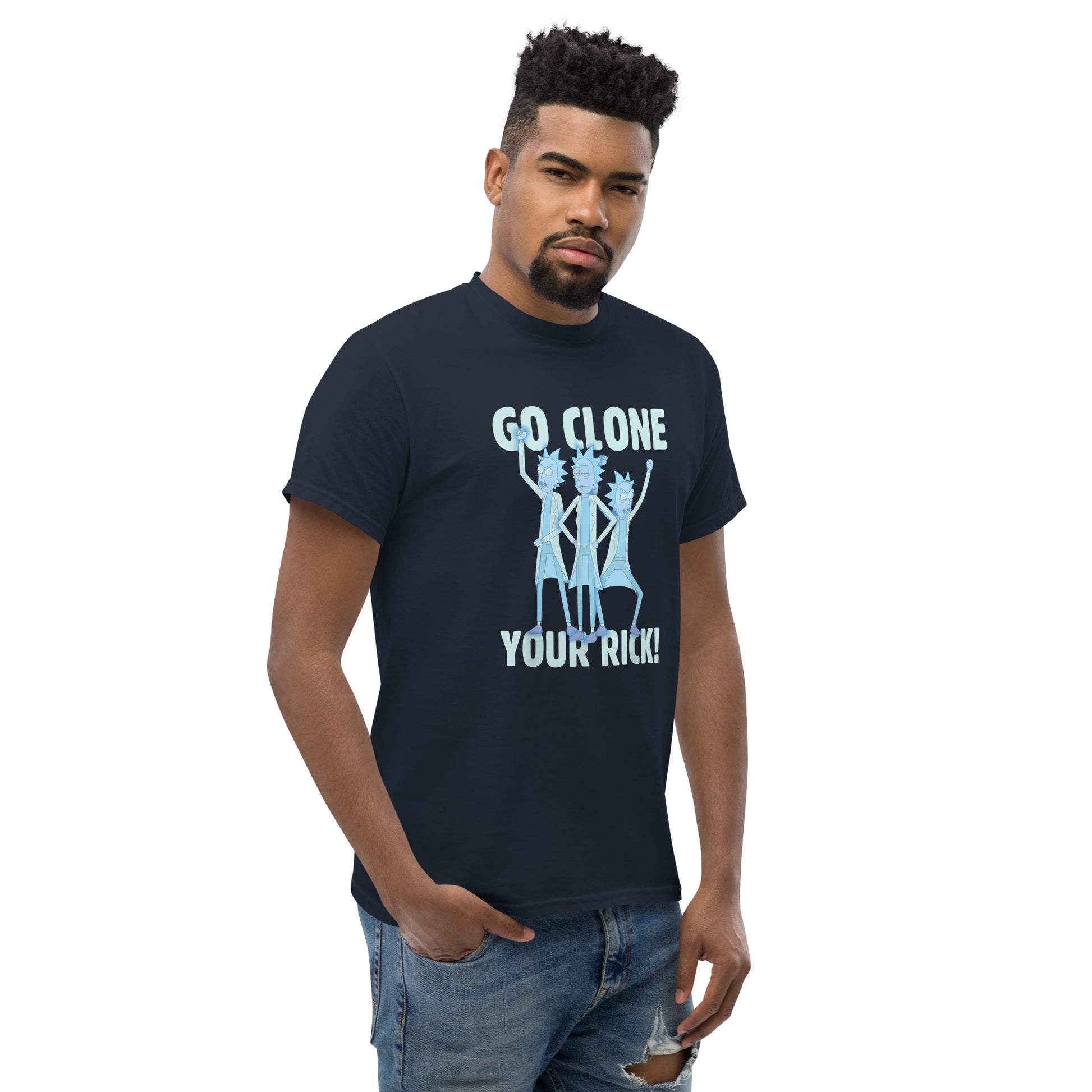 Go Clone Your Rick Top Cartoon Rick & Morty Fan Unisex T-Shirt