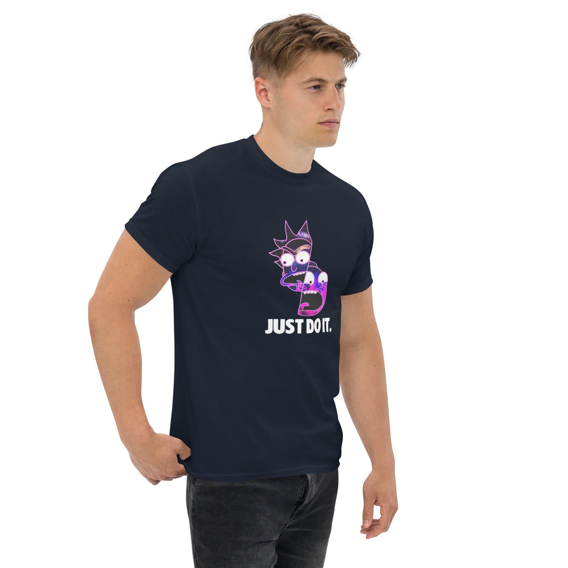 Rick & Morty Just Do It Funny Top Cartoon Fan Unisex T-Shirt