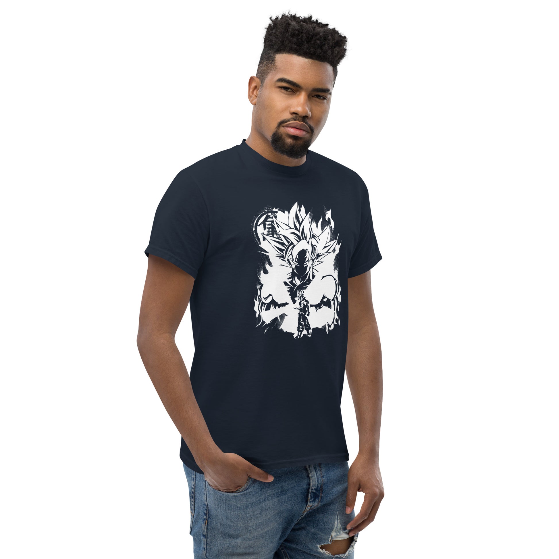 Dragon Anime Super Ball Anime Son Goku Ultra Instinct Top Cartoon T-Shirt
