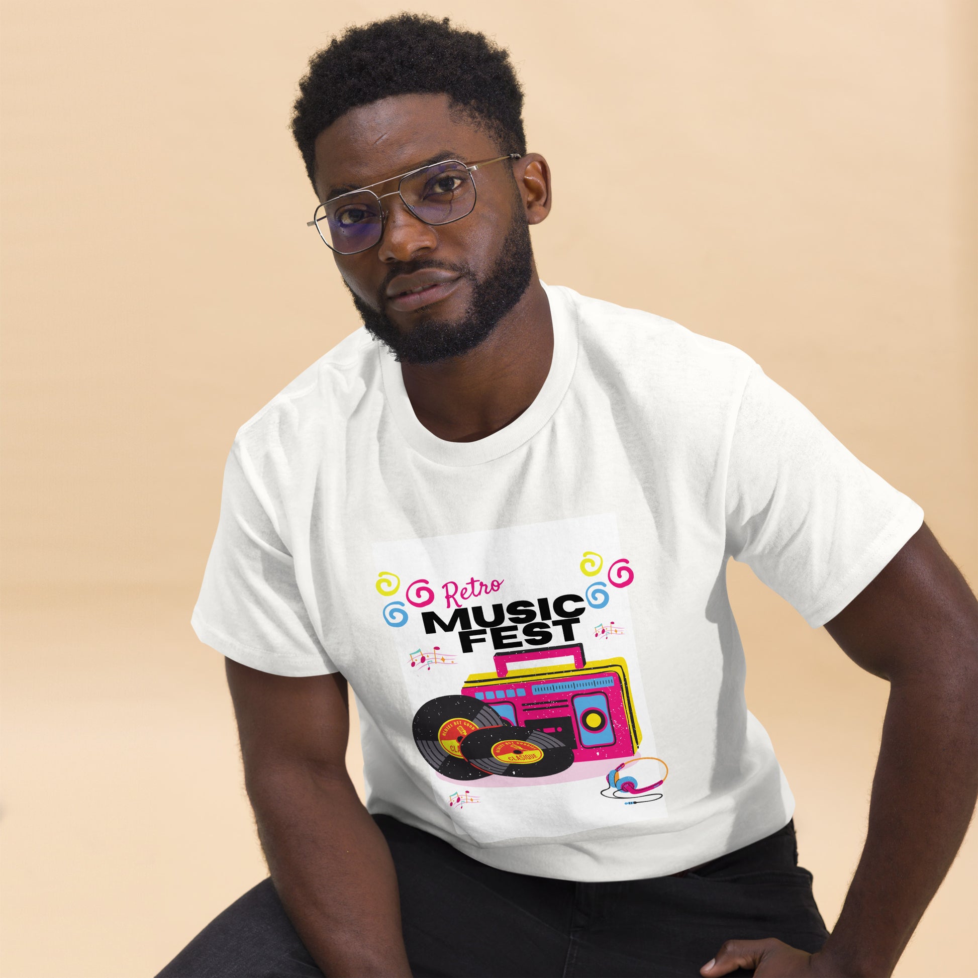 Retro Music Fest - Unisex classic tee