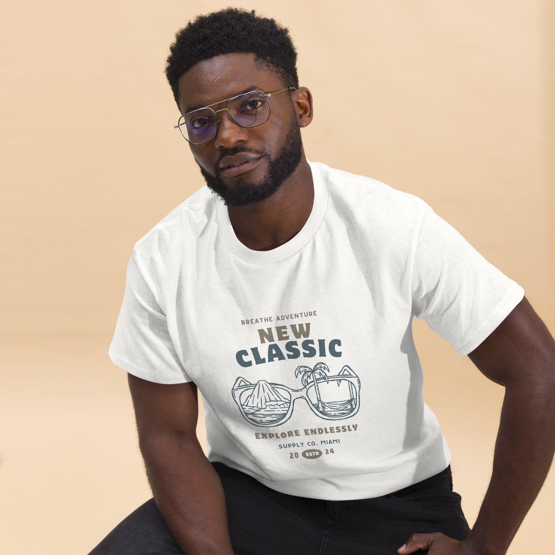 Breathe Adventure, Explore Endlessly - Unisex classic tee