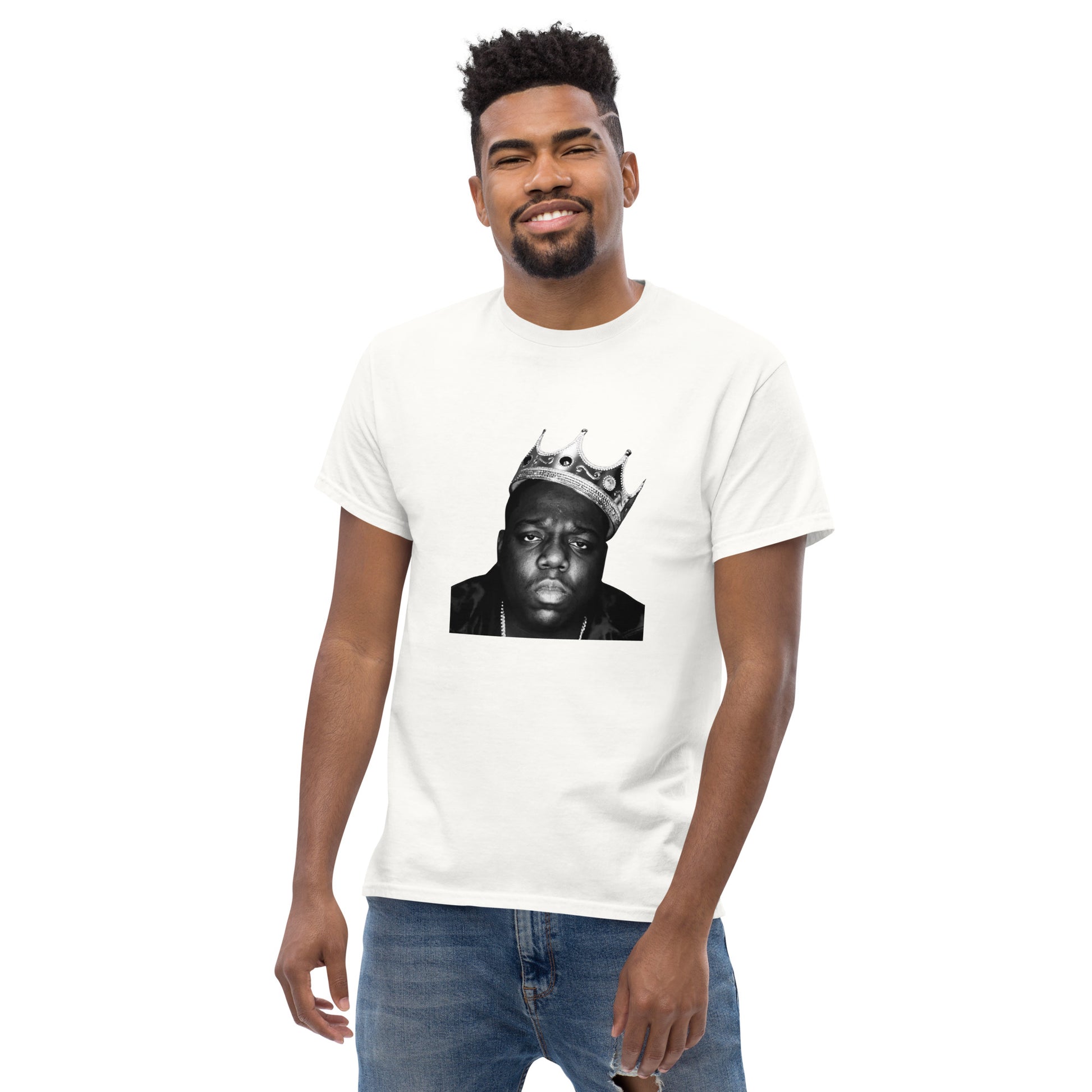 Biggie Smalls Notorious B.I.G. BW Crown Face Hip Hop Rapper Music Unisex T-Shirt