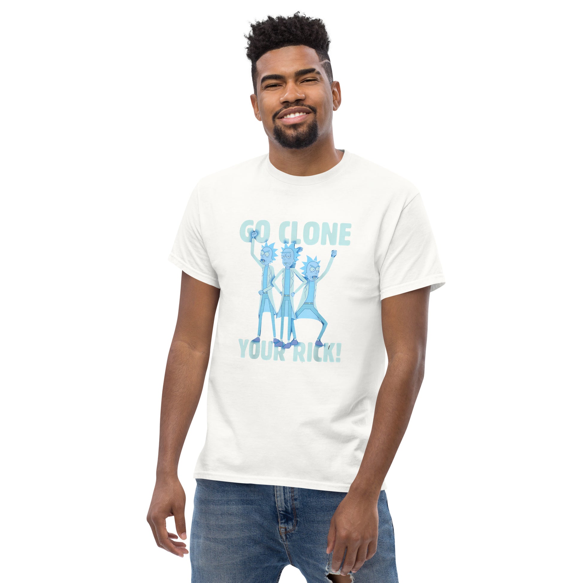 Go Clone Your Rick Top Cartoon Rick & Morty Fan Unisex T-Shirt