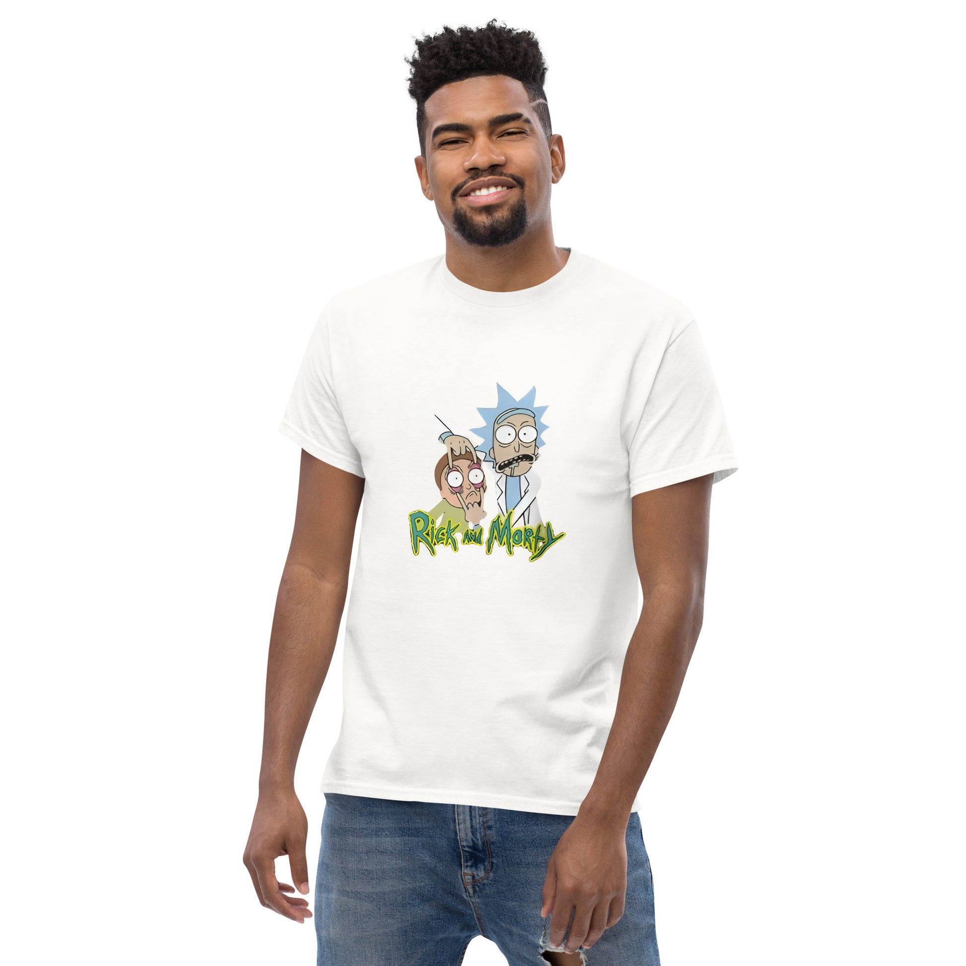 Ricky Funny Caption Rick & Morty Design Unisex T-Shirt Rick It Funny