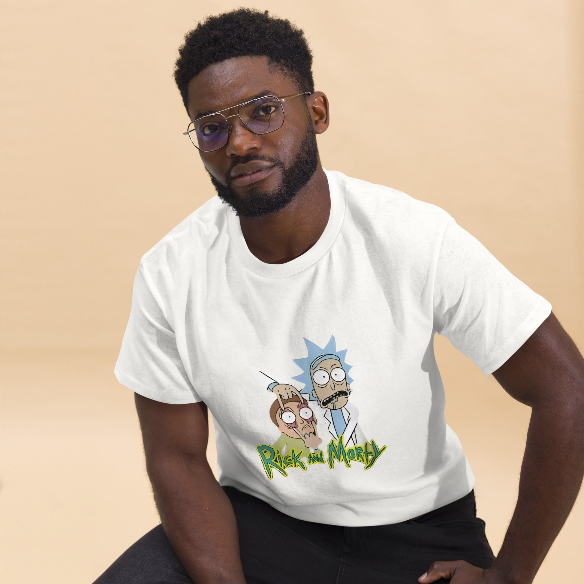 Ricky Funny Caption Rick & Morty Design Unisex T-Shirt Rick It Funny