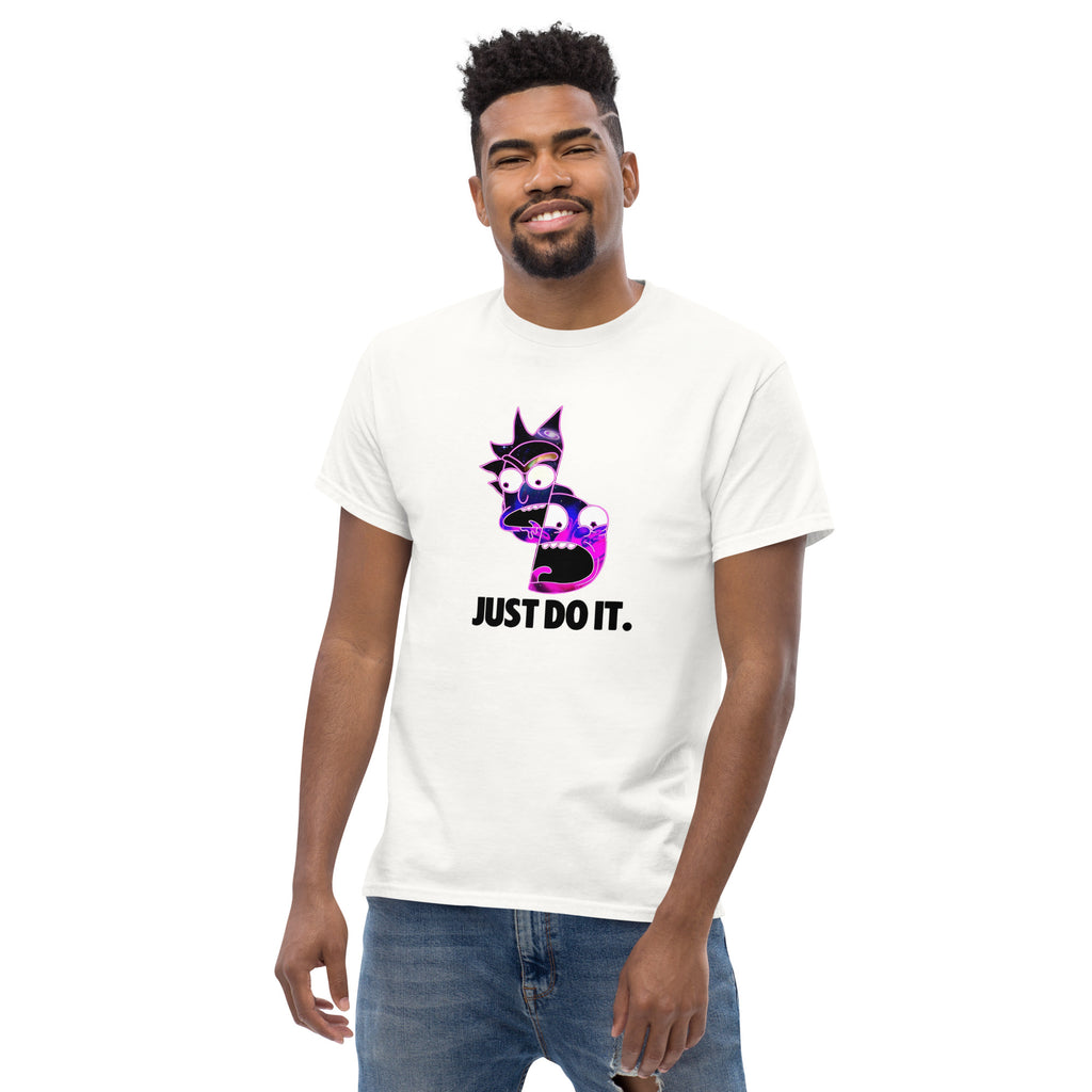 Rick & Morty Just Do It Funny Top Cartoon Fan Unisex T-Shirt