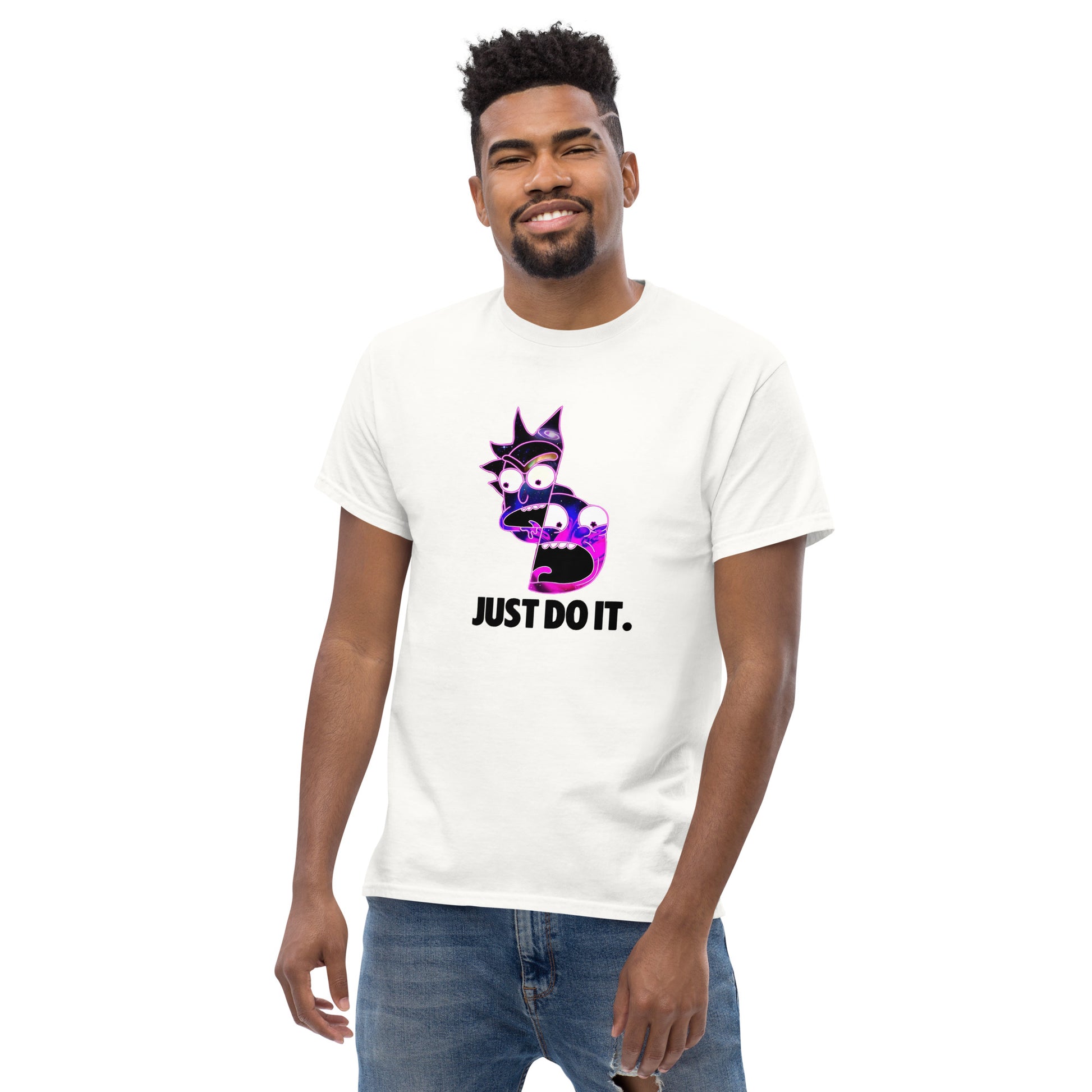 Rick & Morty Just Do It Funny Top Cartoon Fan Unisex T-Shirt