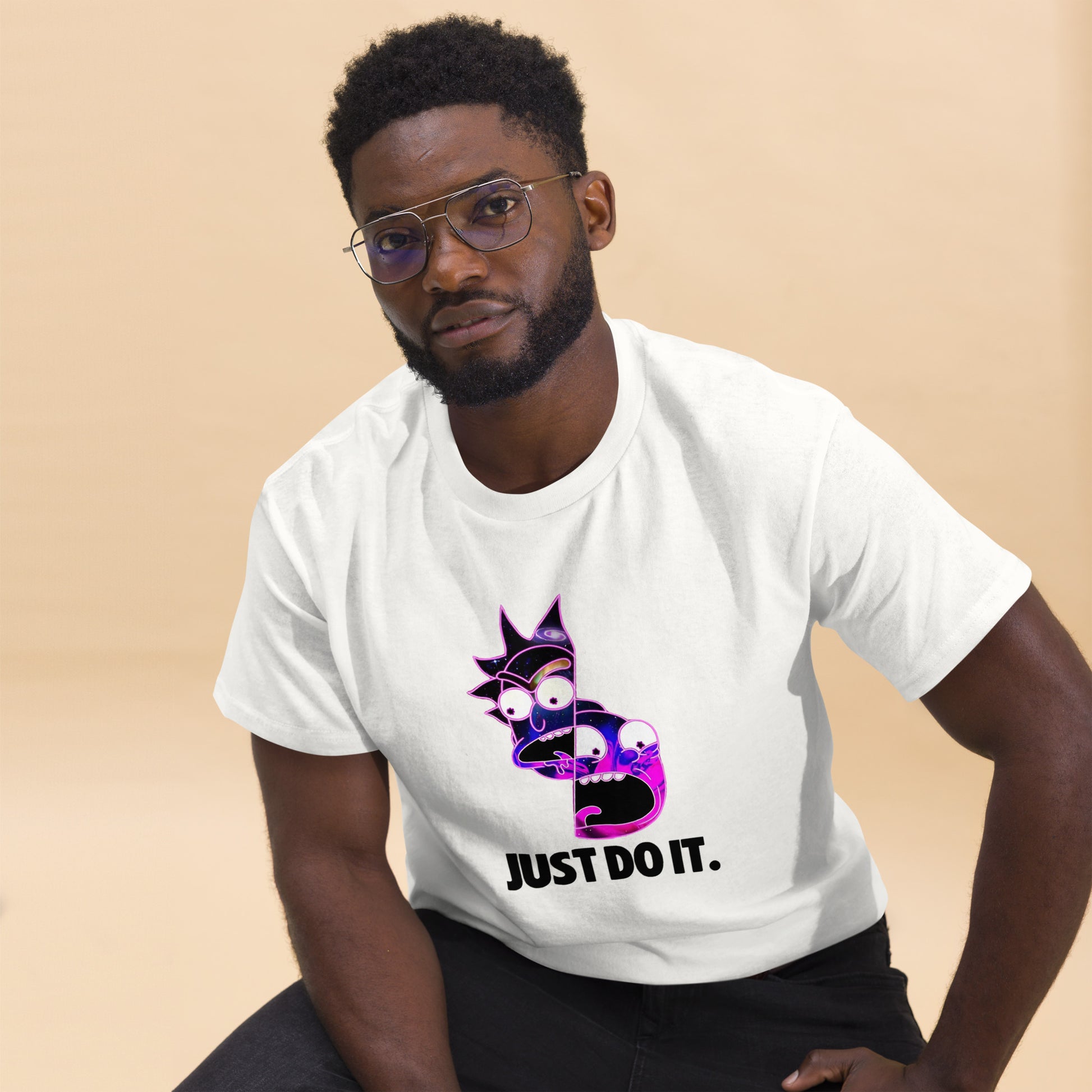 Rick & Morty Just Do It Funny Top Cartoon Fan Unisex T-Shirt