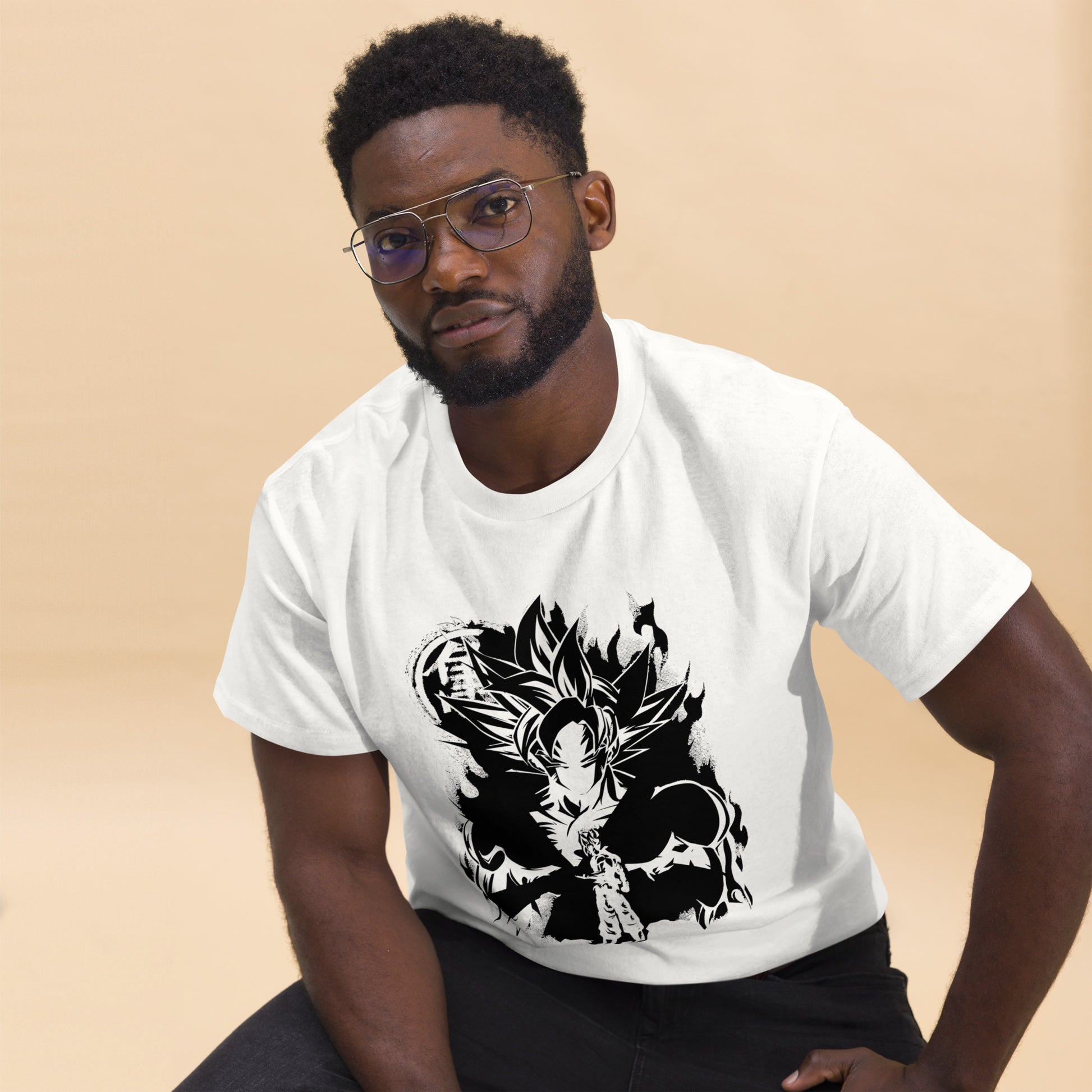 Dragon Anime Super Ball Anime Son Goku Ultra Instinct Top Cartoon T-Shirt