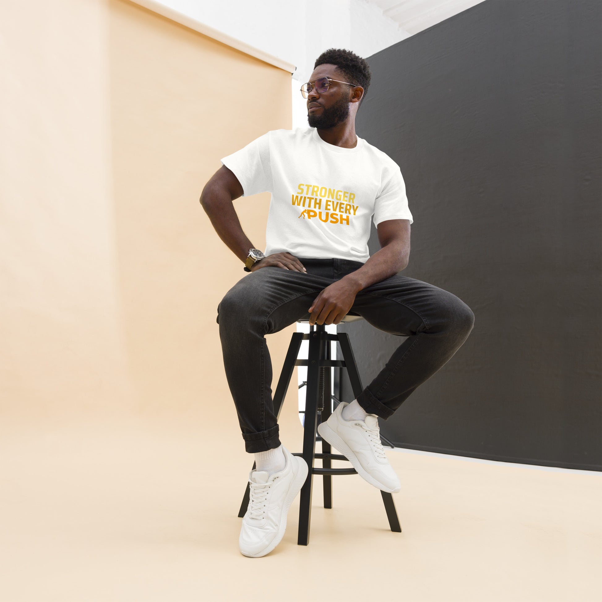 Stronger With Every Push - Unisex classic tee