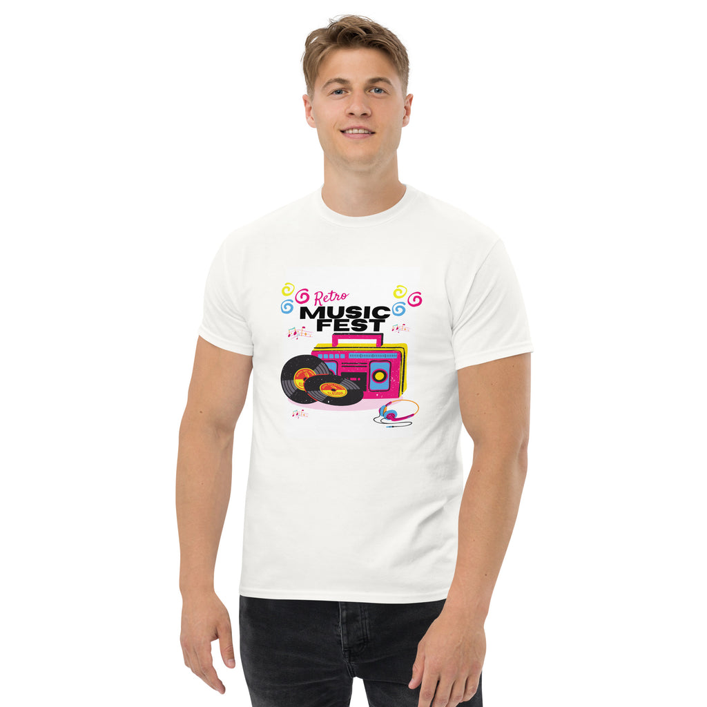 Retro Music Fest - Unisex classic tee