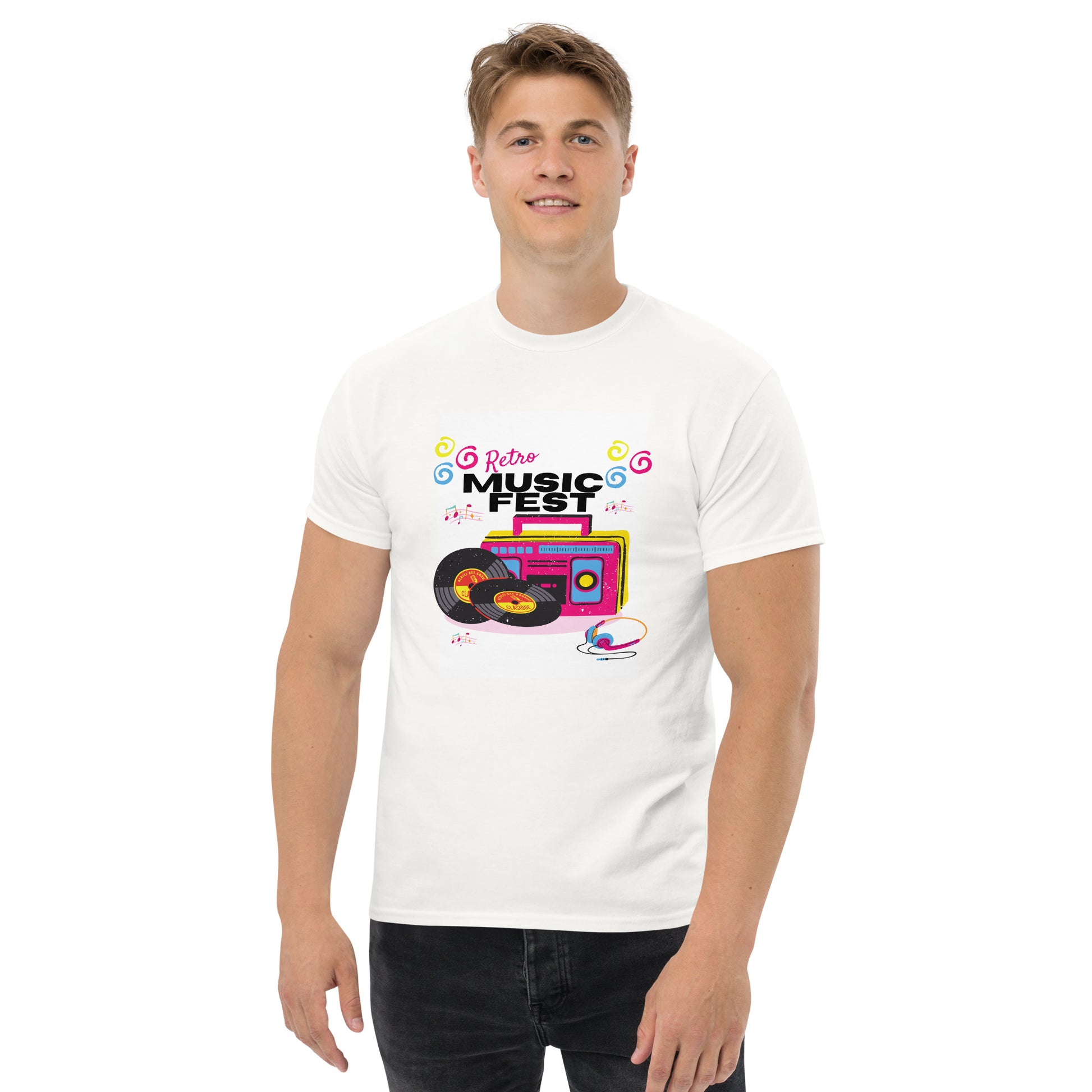 Retro Music Fest - Unisex classic tee